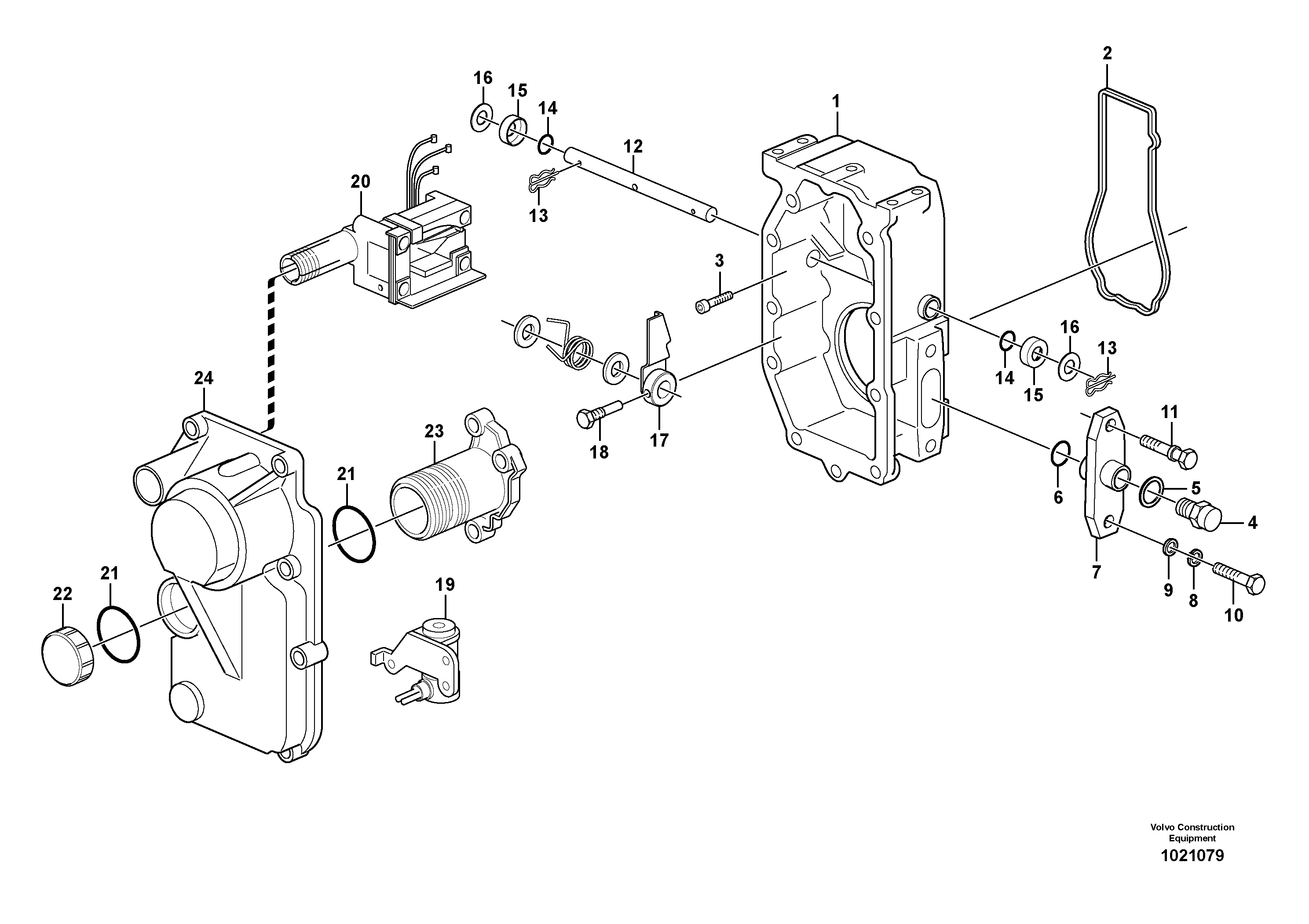 Centrifugal governor — volvo parts diagram