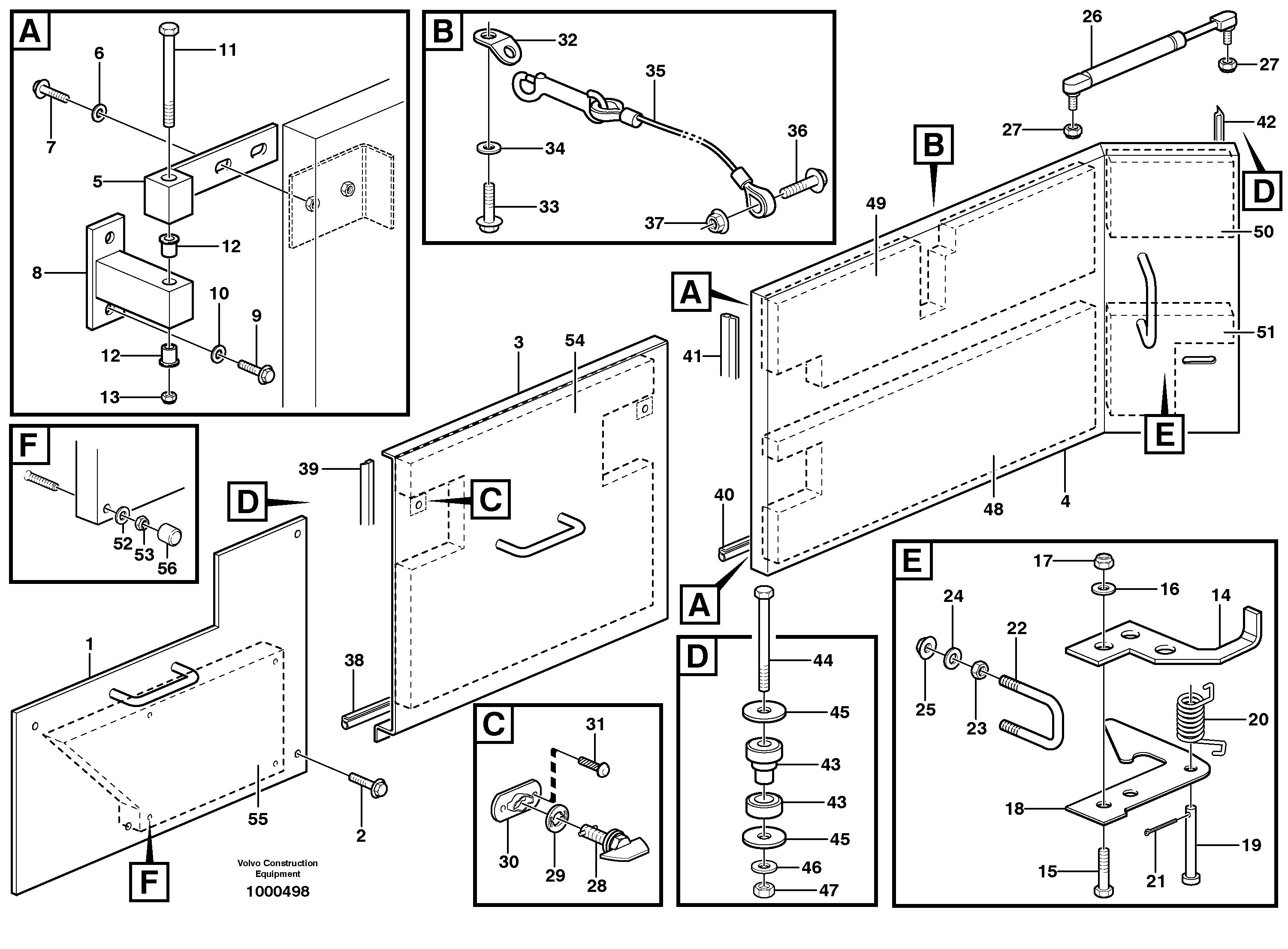 Side hatches — volvo parts diagram