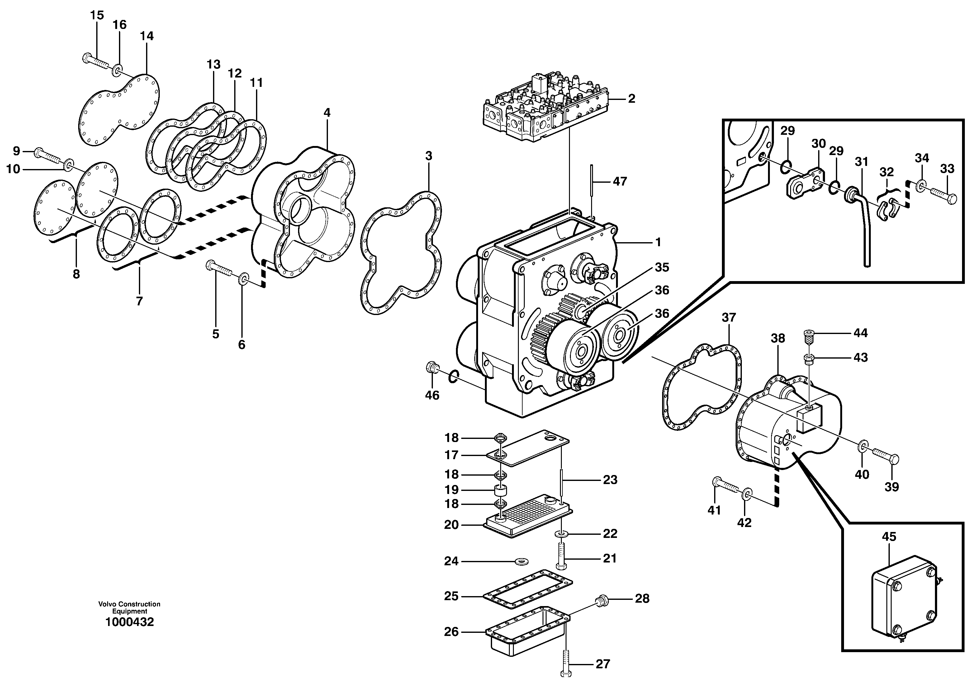Power transmission — volvo parts diagram