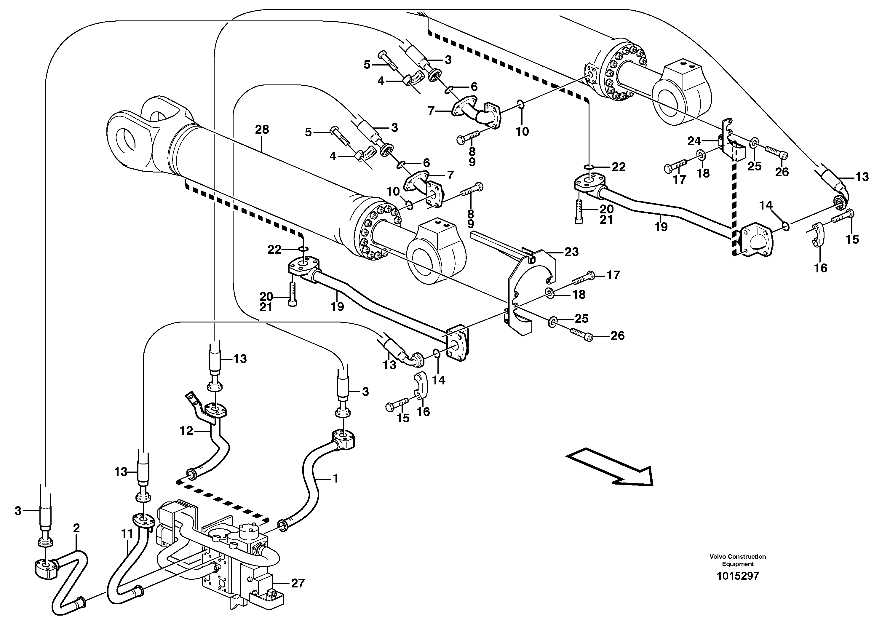 Tilt function  82623 — volvo parts diagram