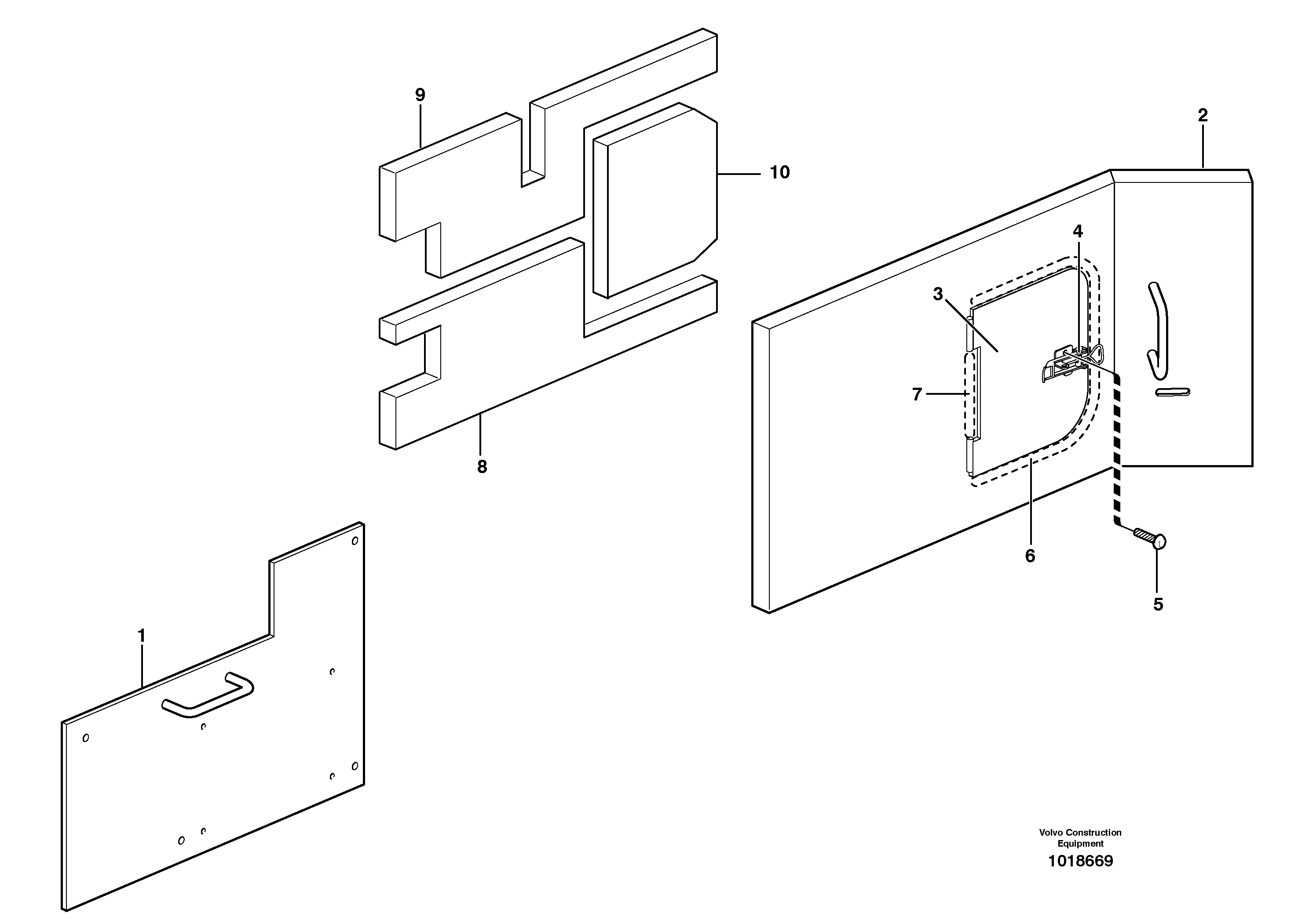 Side hatches 80757 — volvo parts diagram