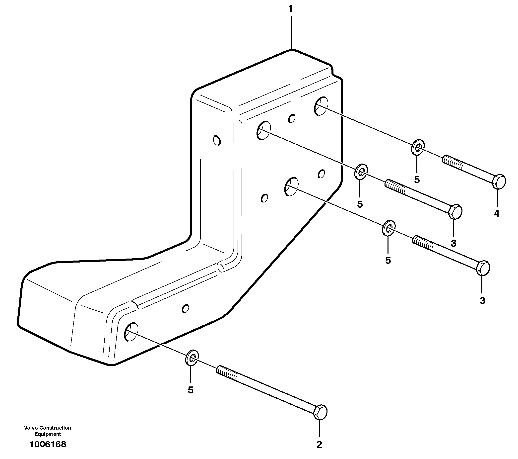 Counterweight 82313, 82348 — volvo parts diagram