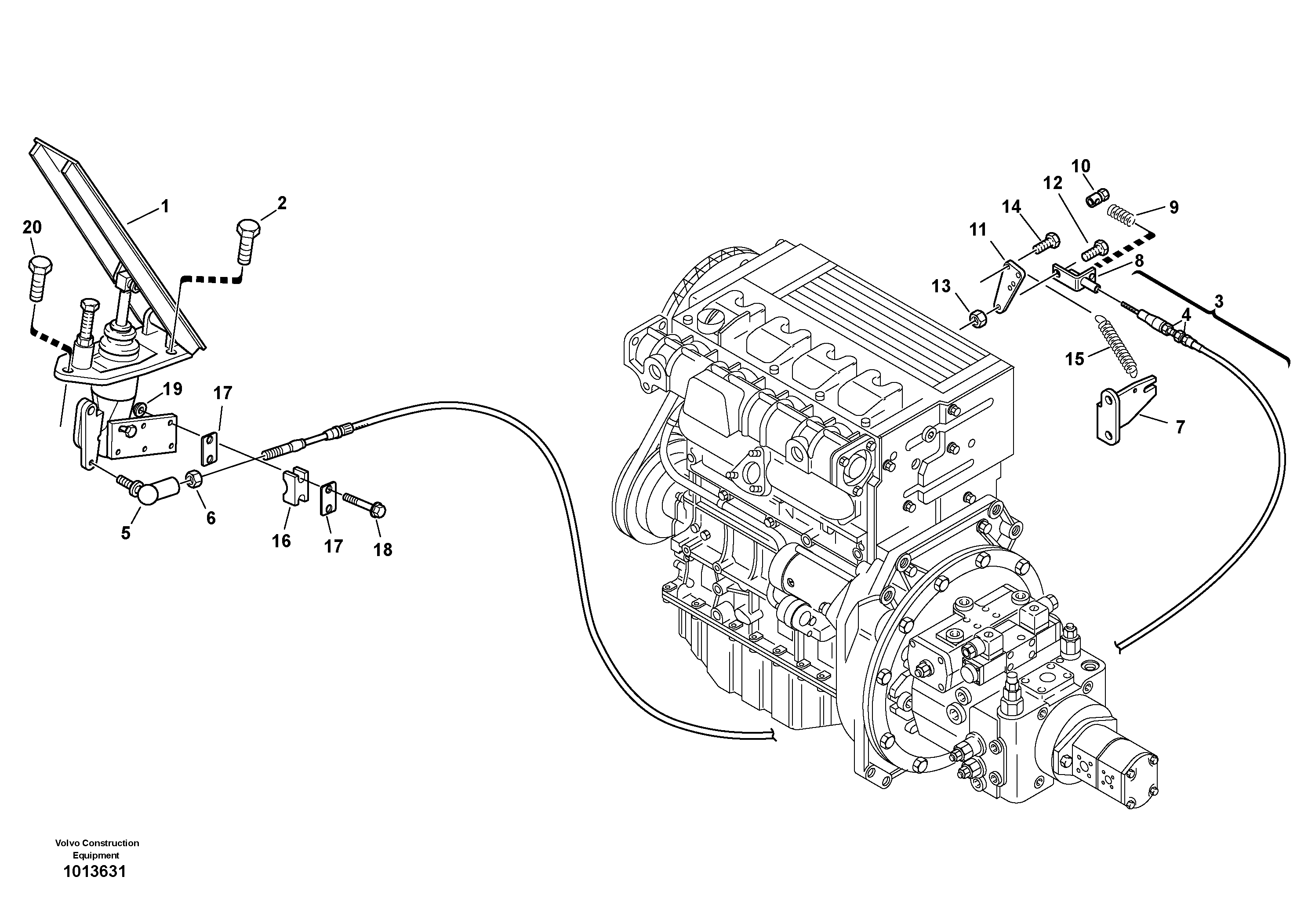 Speed control — volvo parts diagram