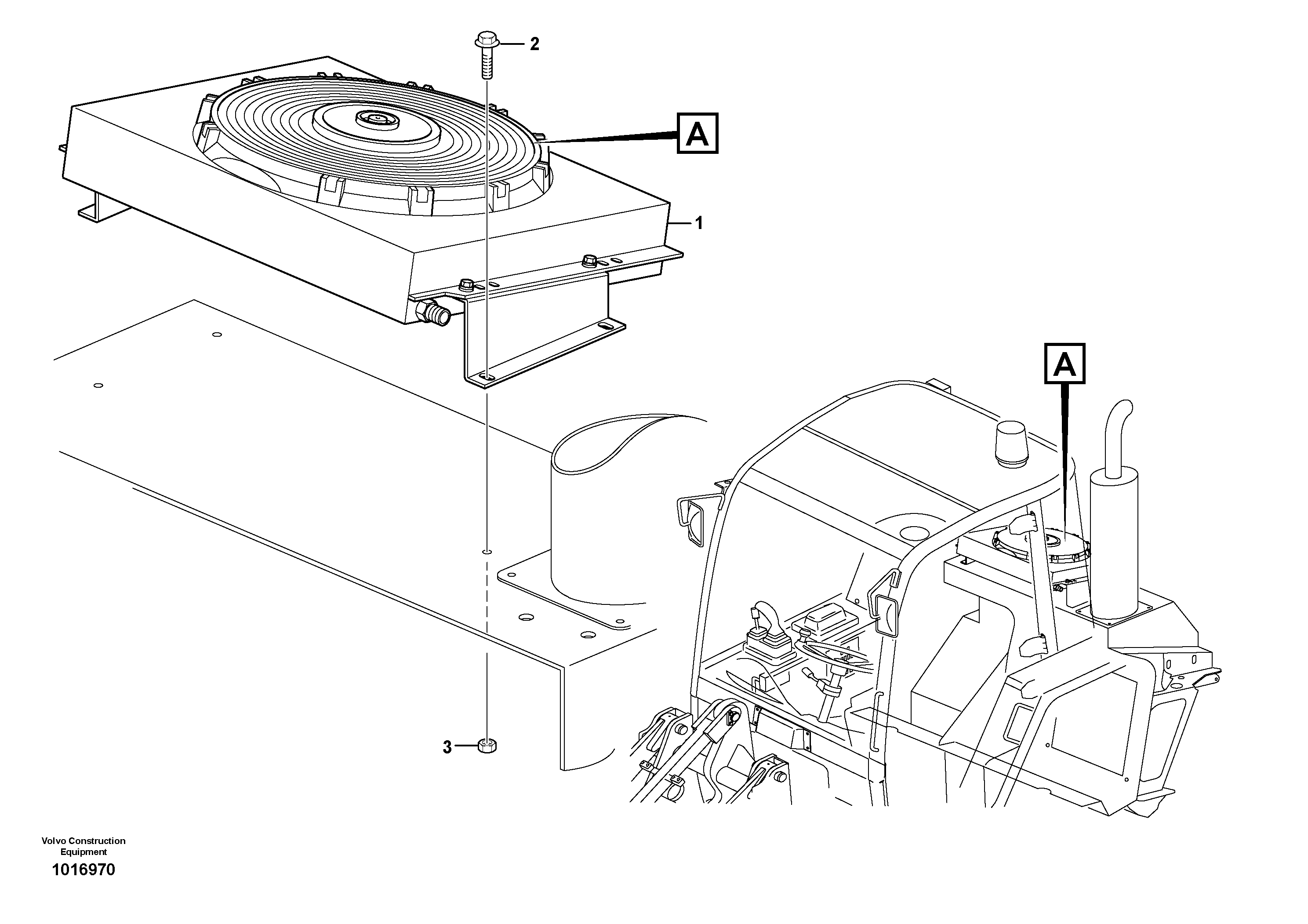 Condenser  11390436 — volvo parts diagram
