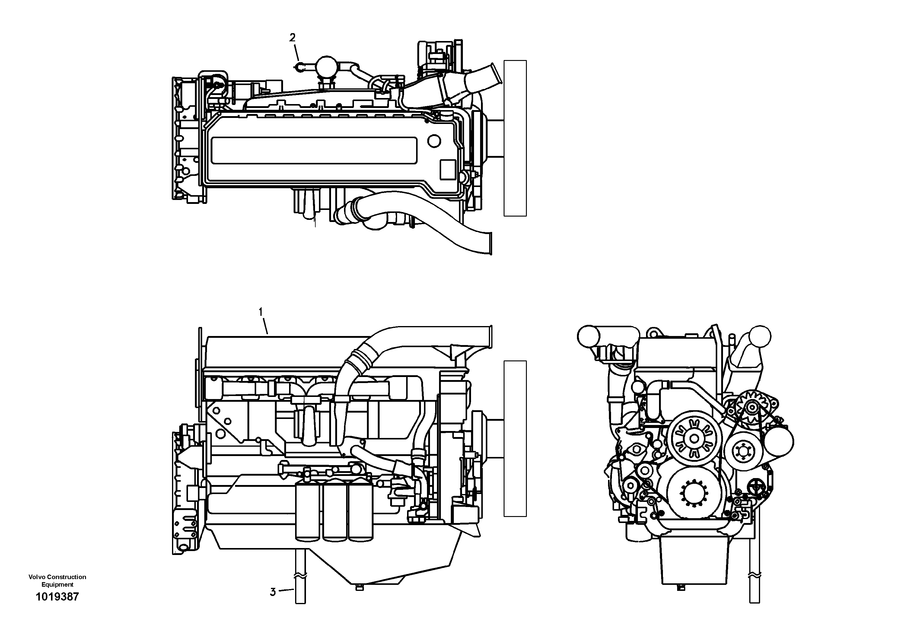 Engine — volvo parts diagram