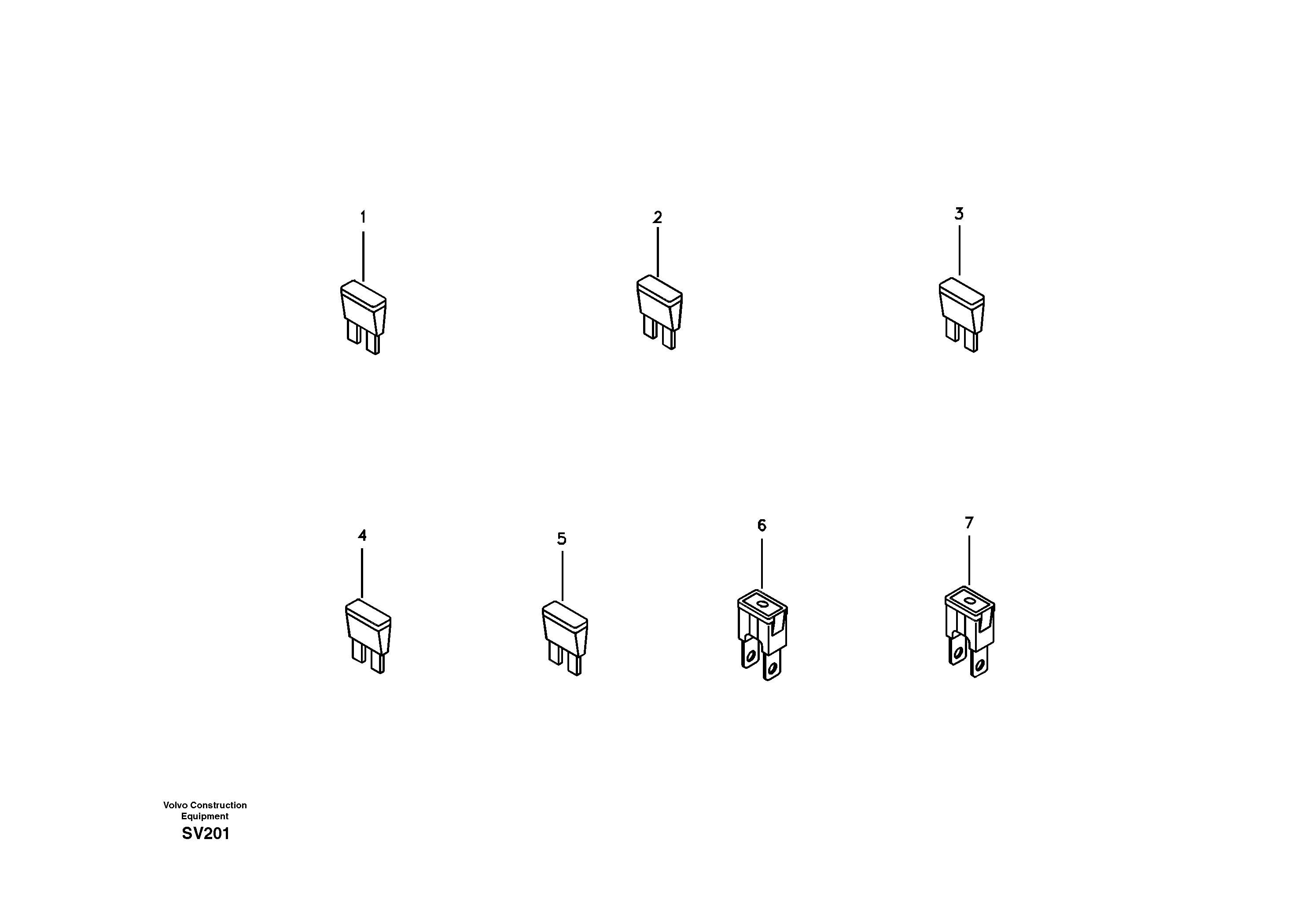 Spare parts kit — volvo parts diagram