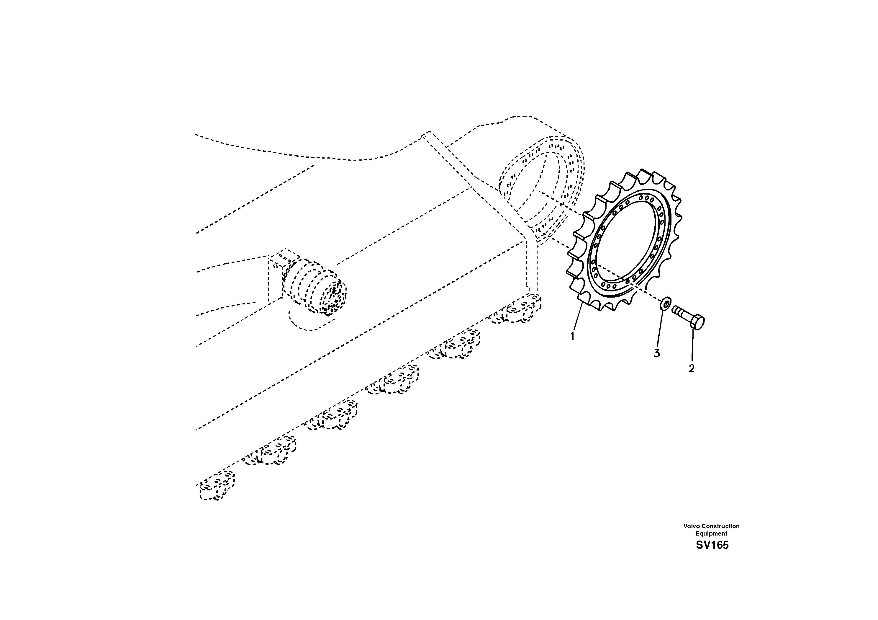 Sprocket — volvo parts diagram