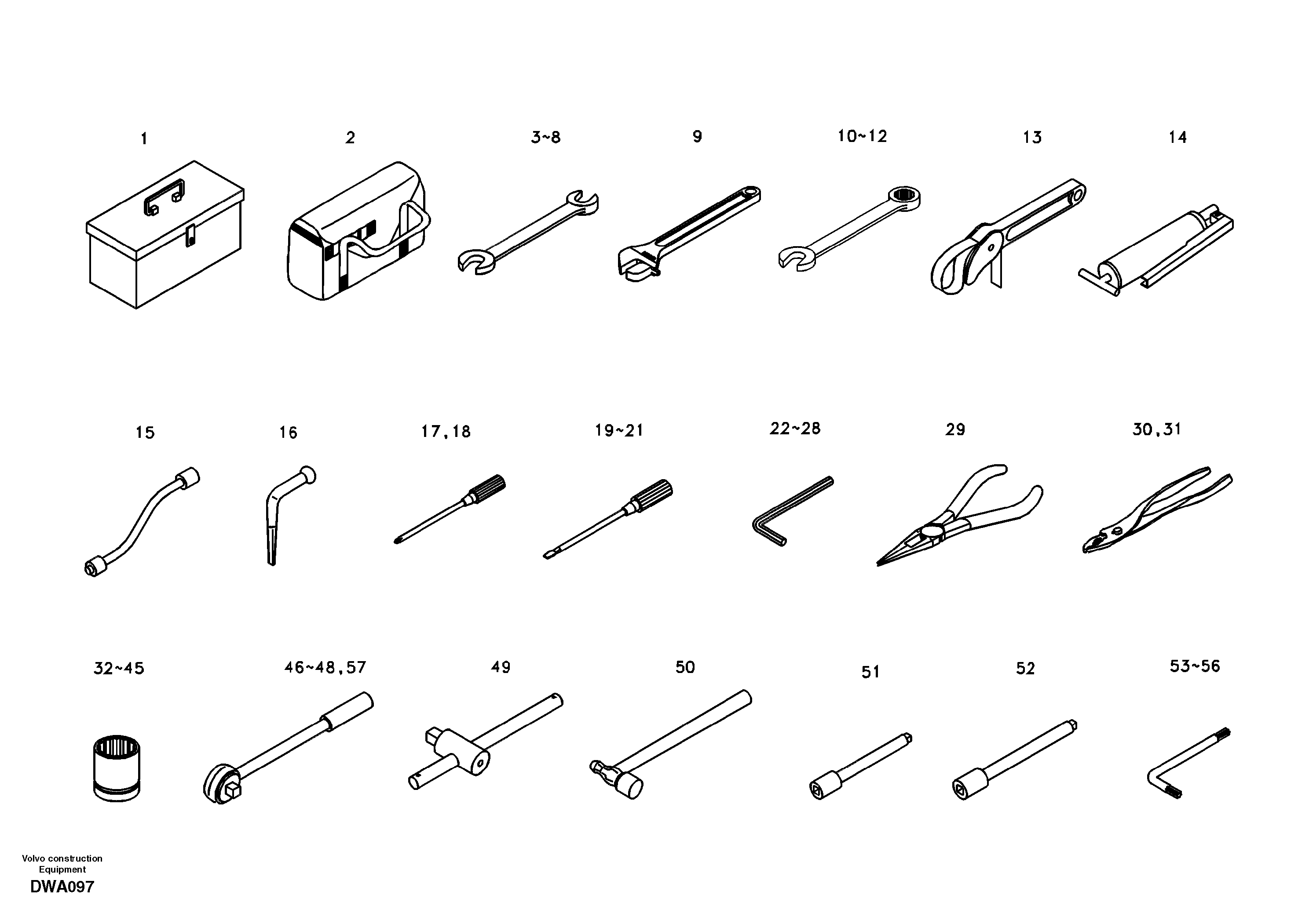 Tool — volvo parts diagram