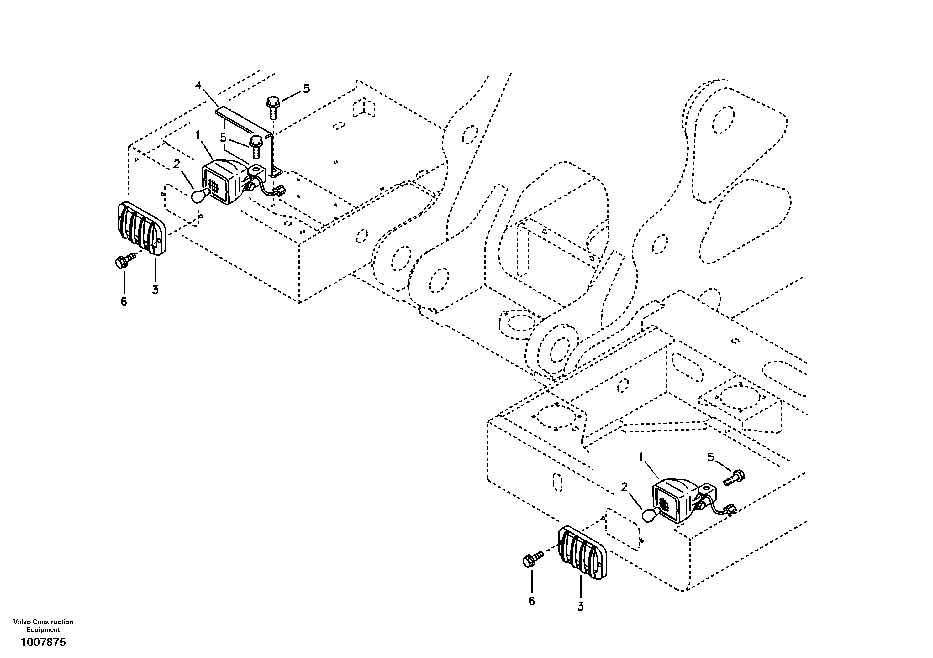 Lighting, front — volvo parts diagram