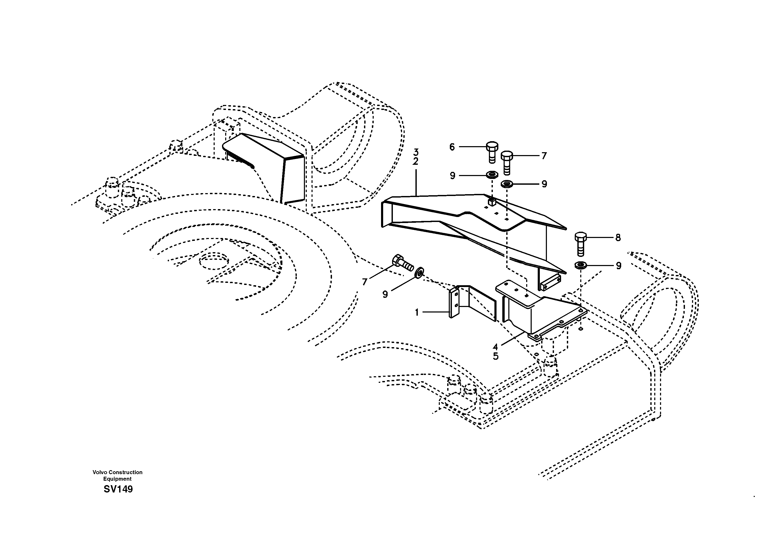 Protecting Plate, Retractable — volvo parts diagram