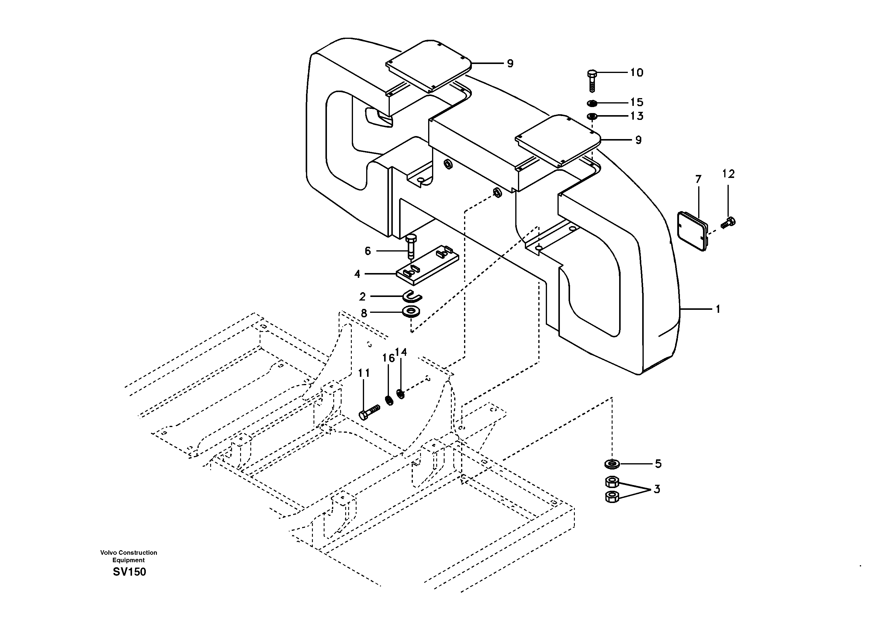 Counterweights — volvo parts diagram
