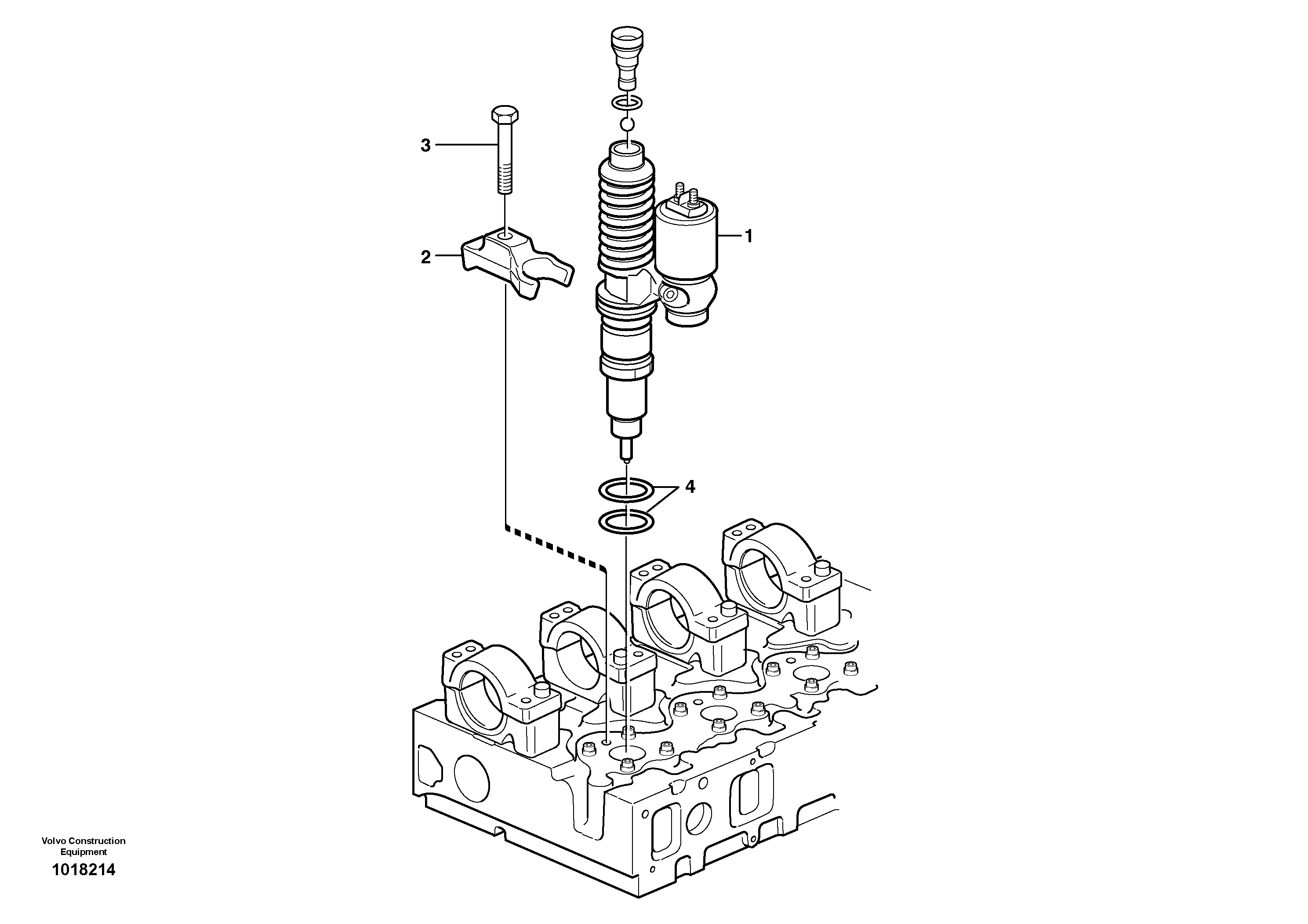 Injector — volvo parts diagram
