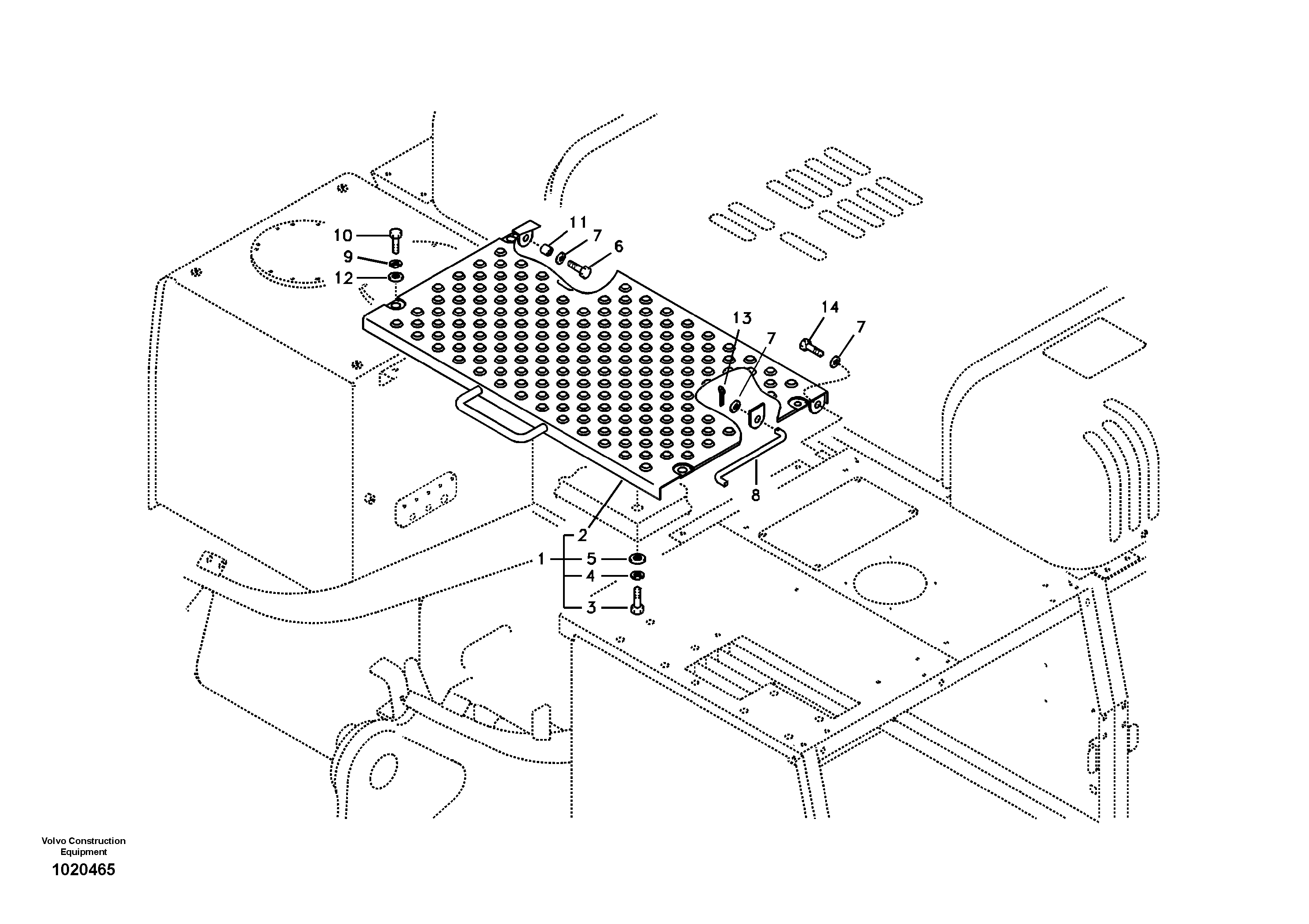 Cover, control valve — volvo parts diagram