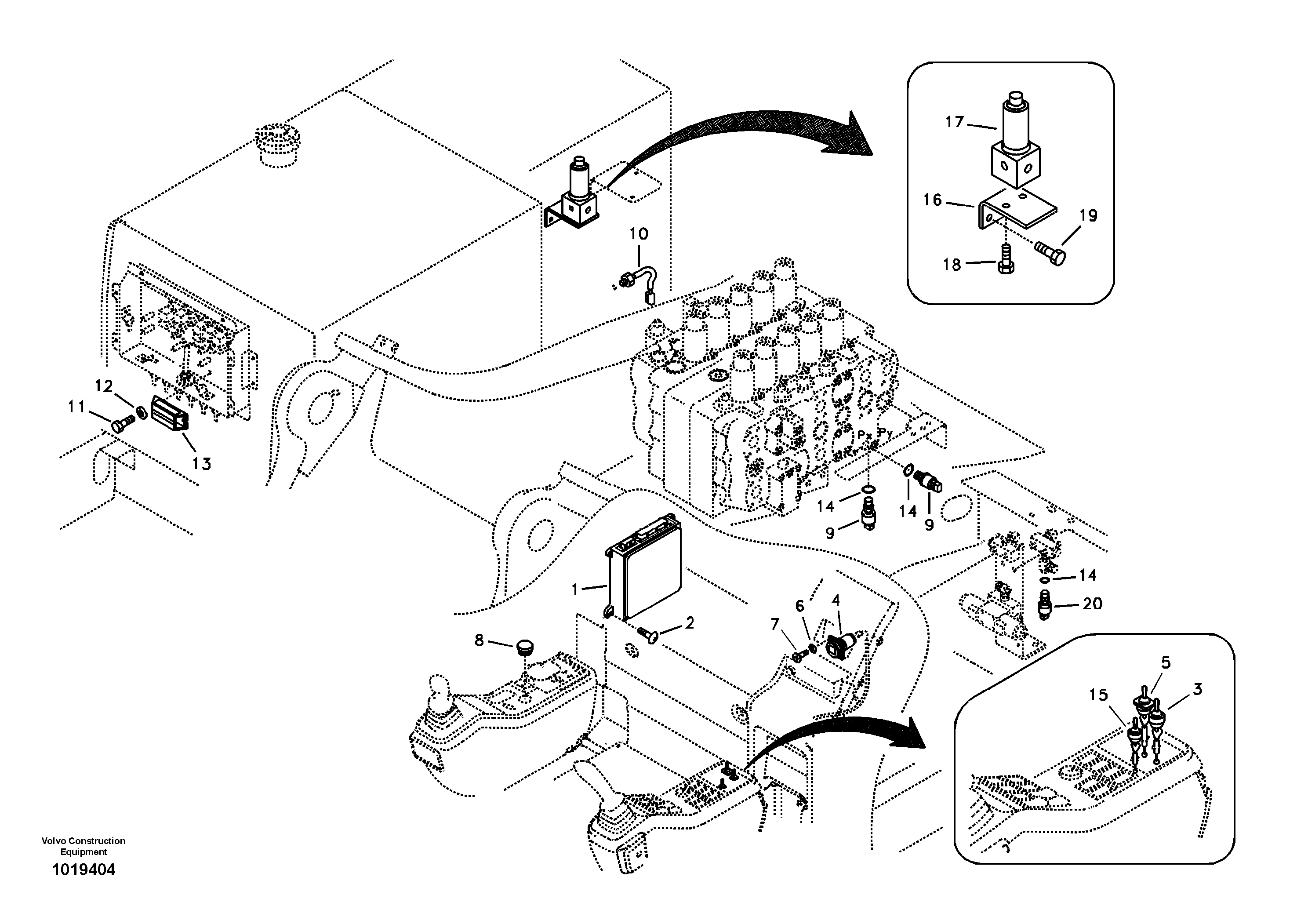 Electronic unit. — volvo parts diagram