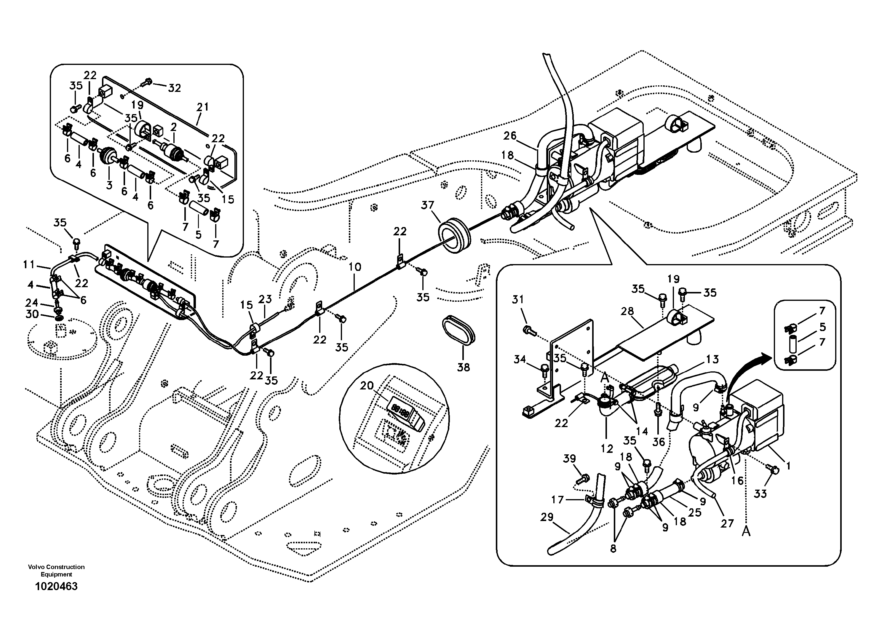 Auxiliary Heater — volvo parts diagram