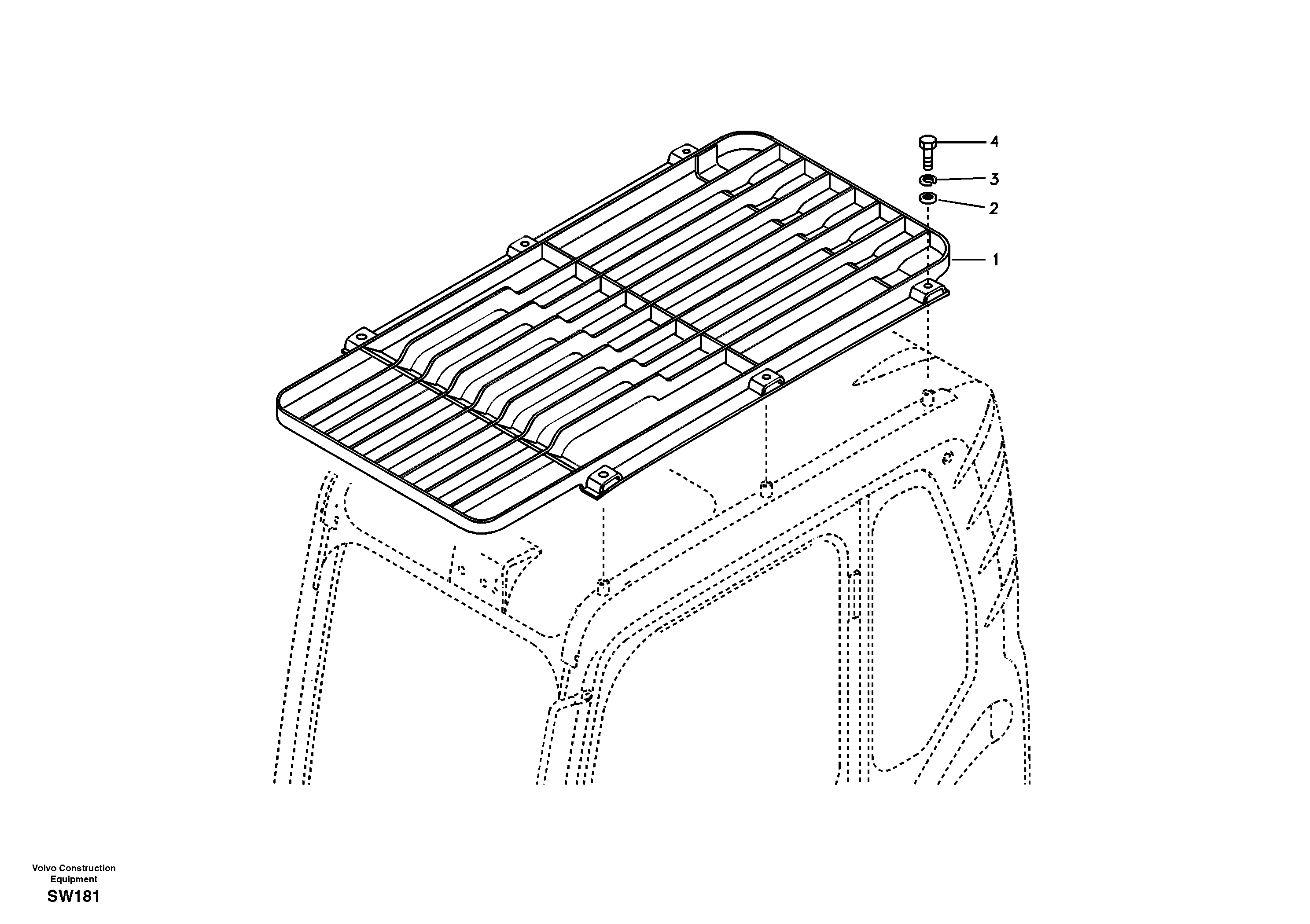 Fops, protecting equipment — volvo parts diagram