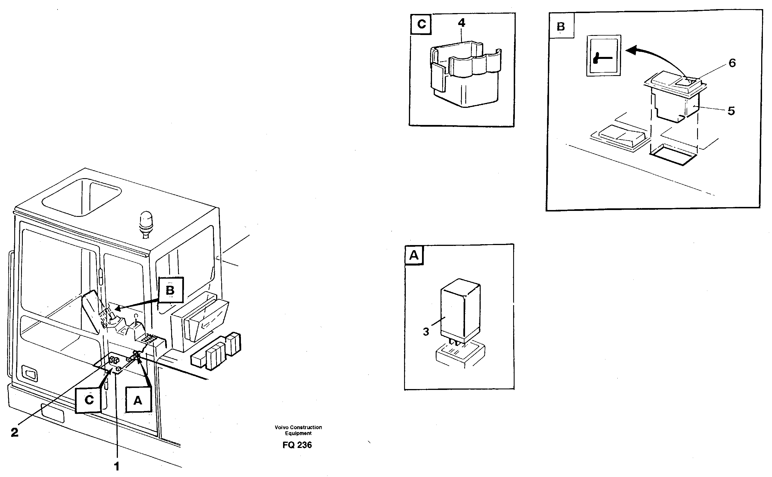 Electric installation, hammer — volvo parts diagram