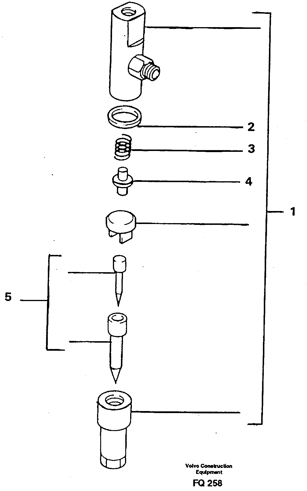 Injector — volvo parts diagram