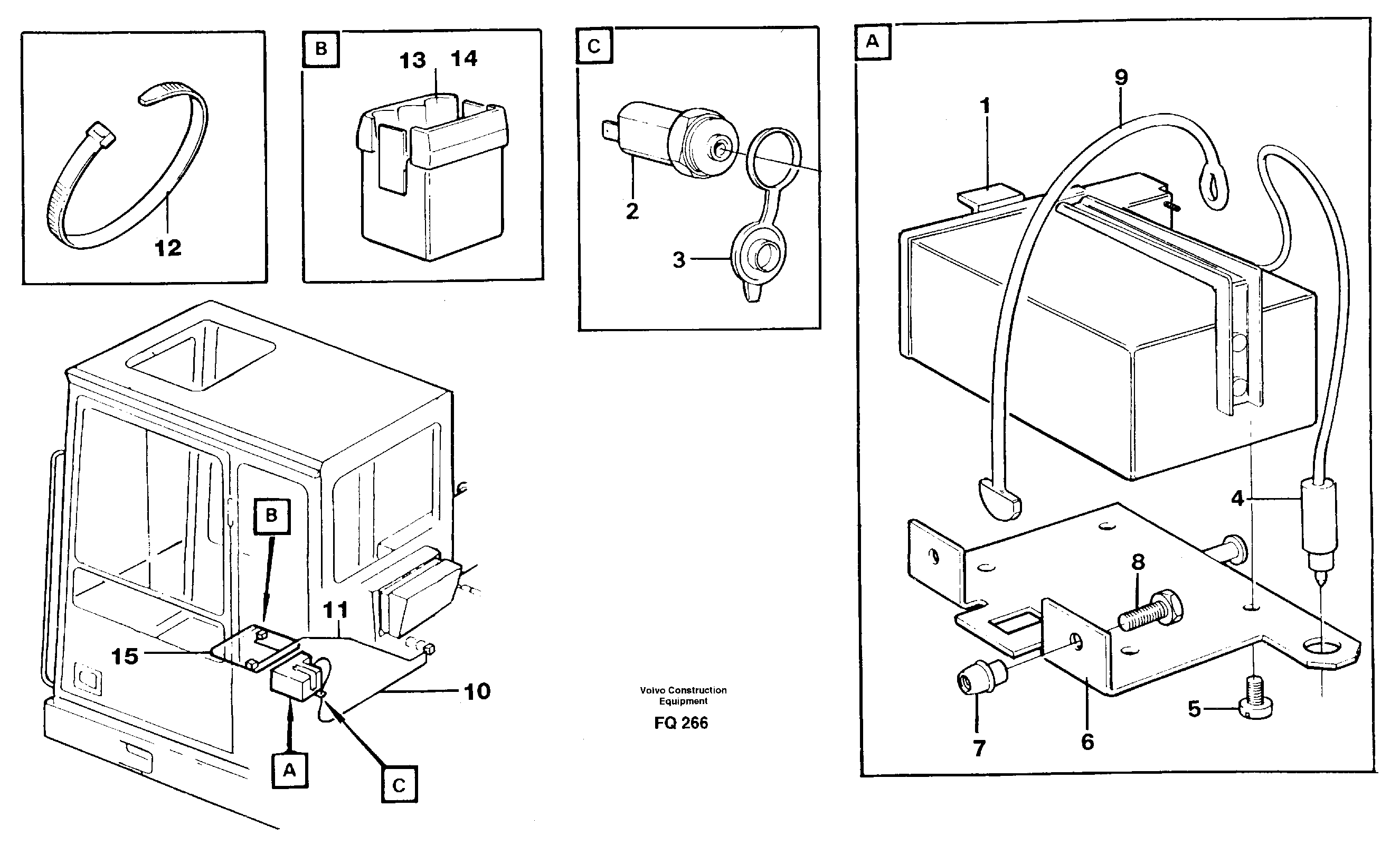 Lunch box heater  14254176 — volvo parts diagram