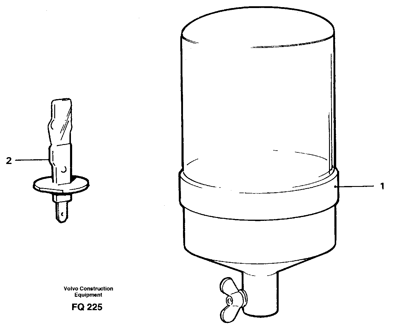 Rotating beacon  14246276 — volvo parts diagram