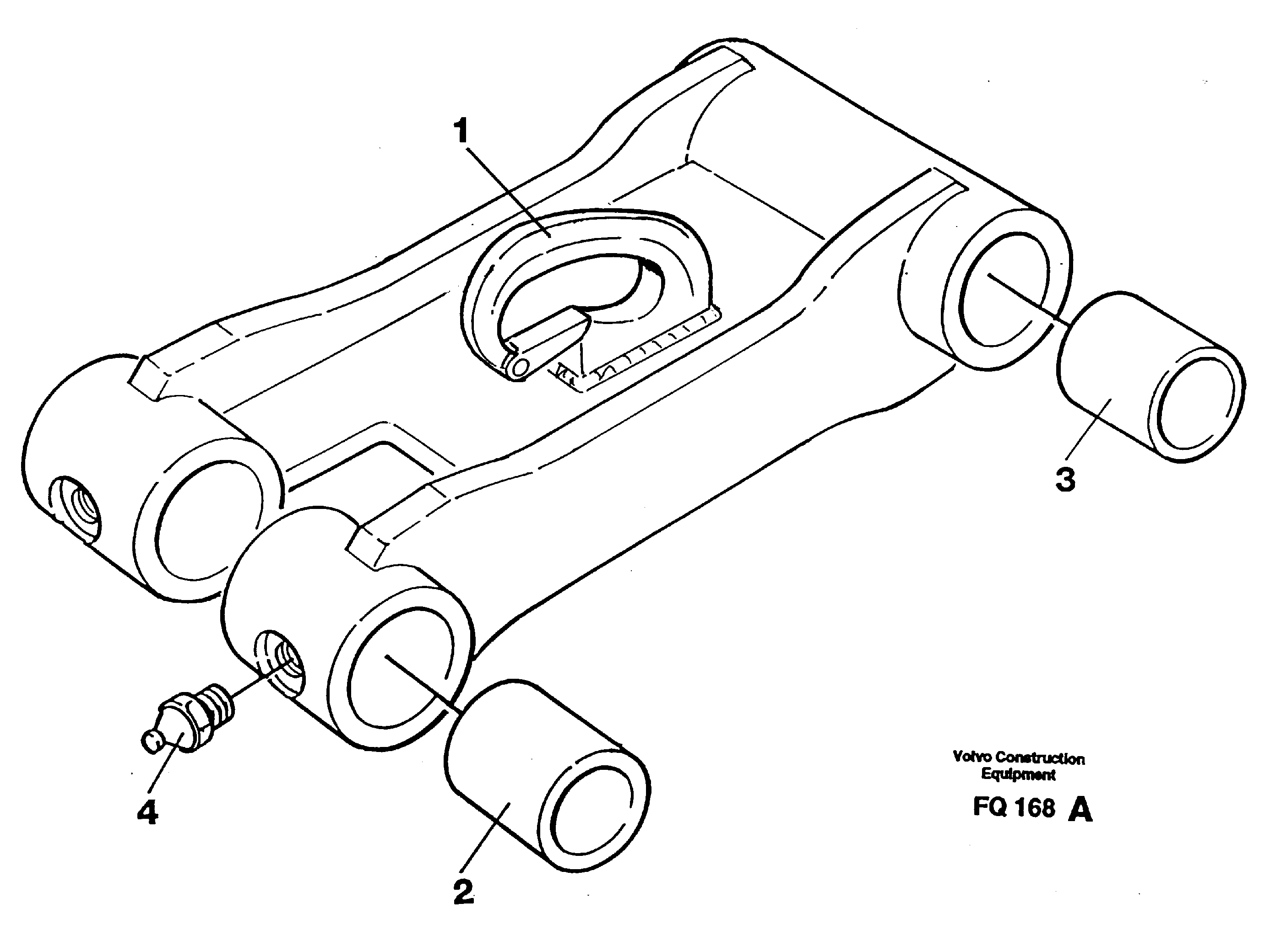 Bucket link — volvo parts diagram