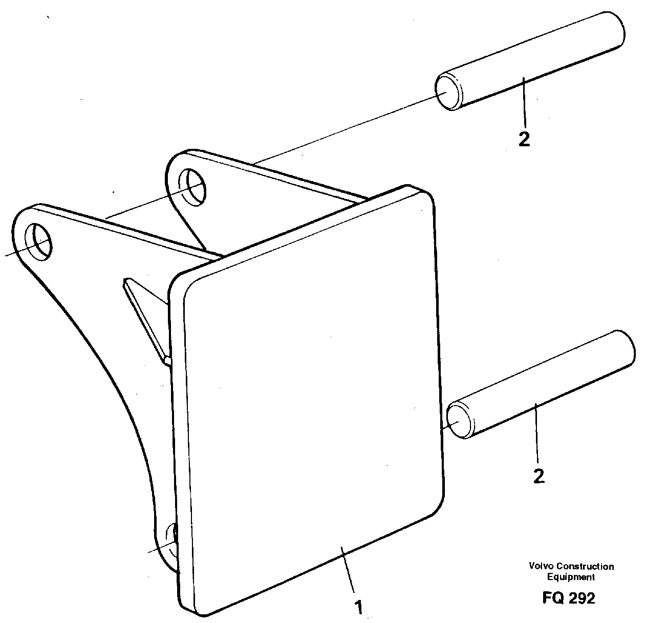Hammer plate  14258943 — volvo parts diagram