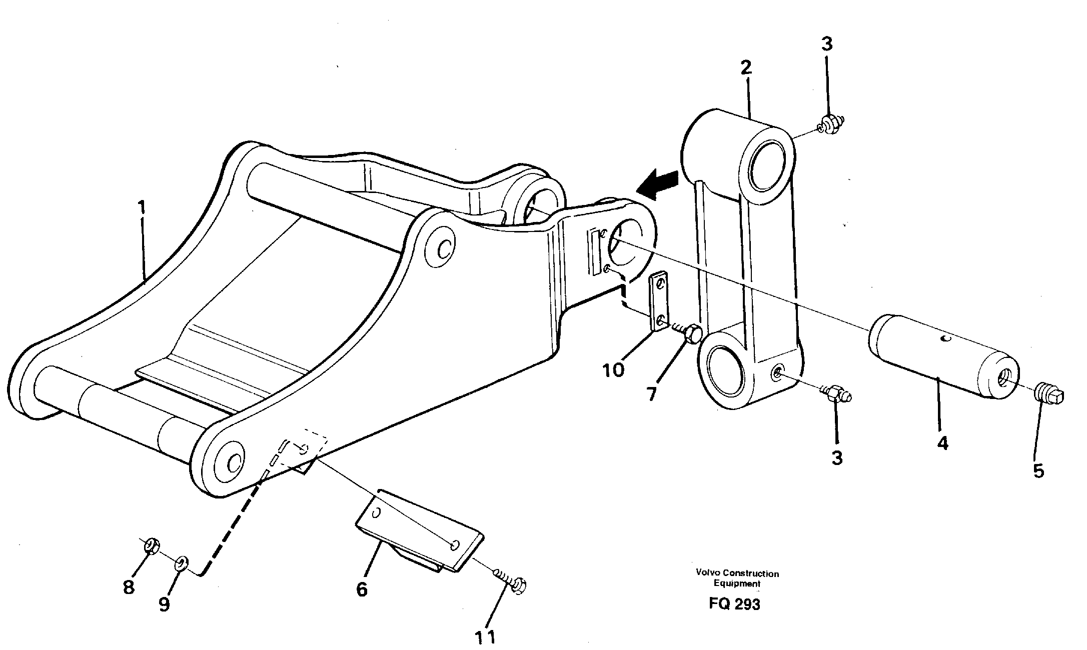 Clamshell rest  14259271 — volvo parts diagram
