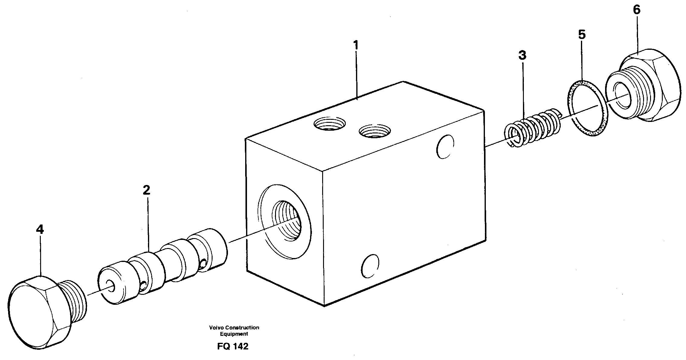 Valve, circuit body and return valve — volvo parts diagram