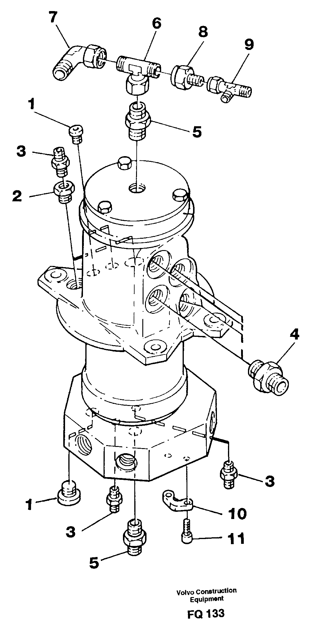 Centre passage, fittings — volvo parts diagram