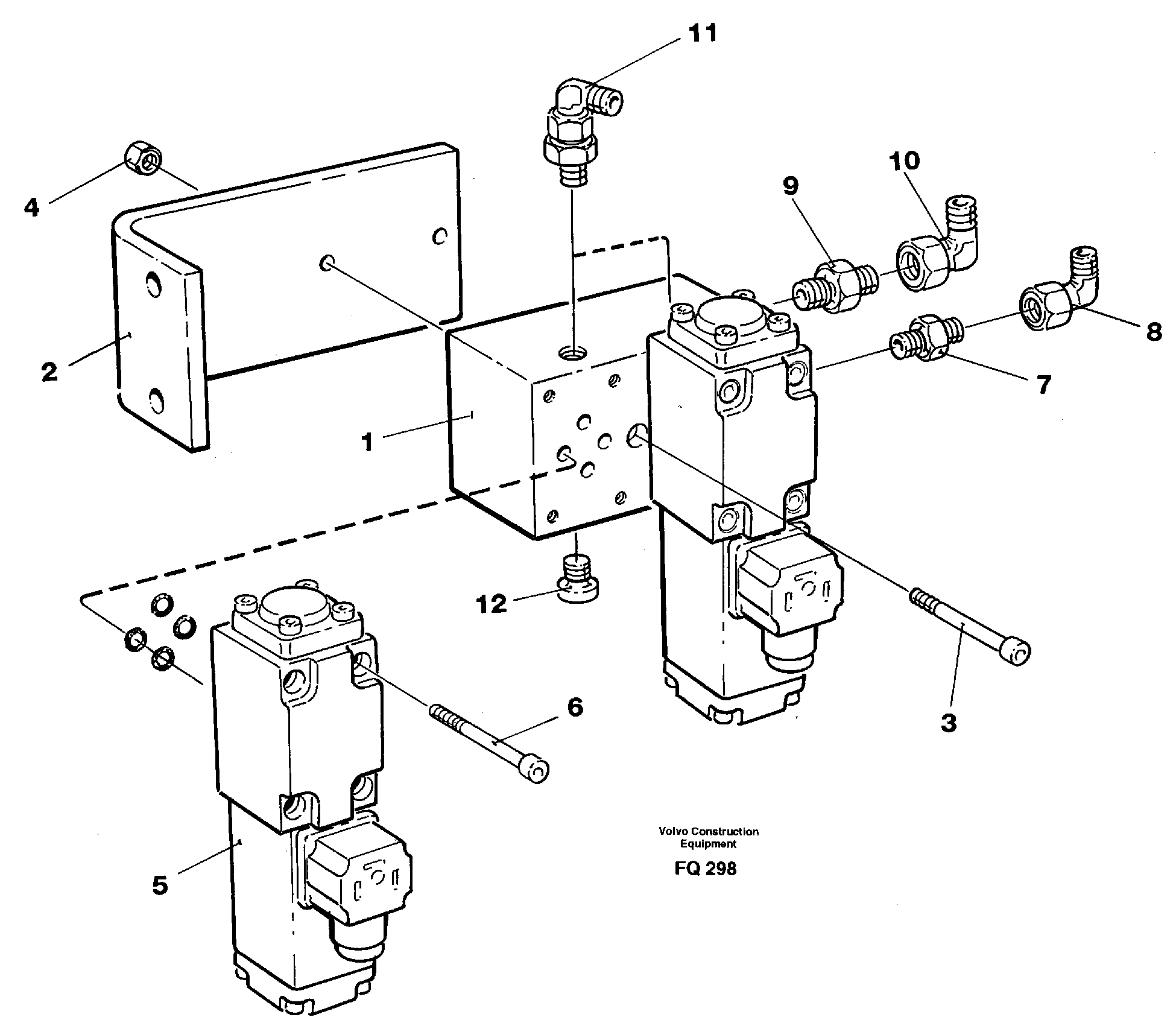 Electric valve block — volvo parts diagram
