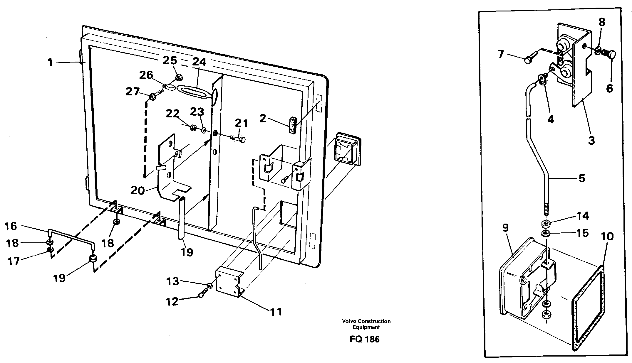 Door Lh — volvo parts diagram