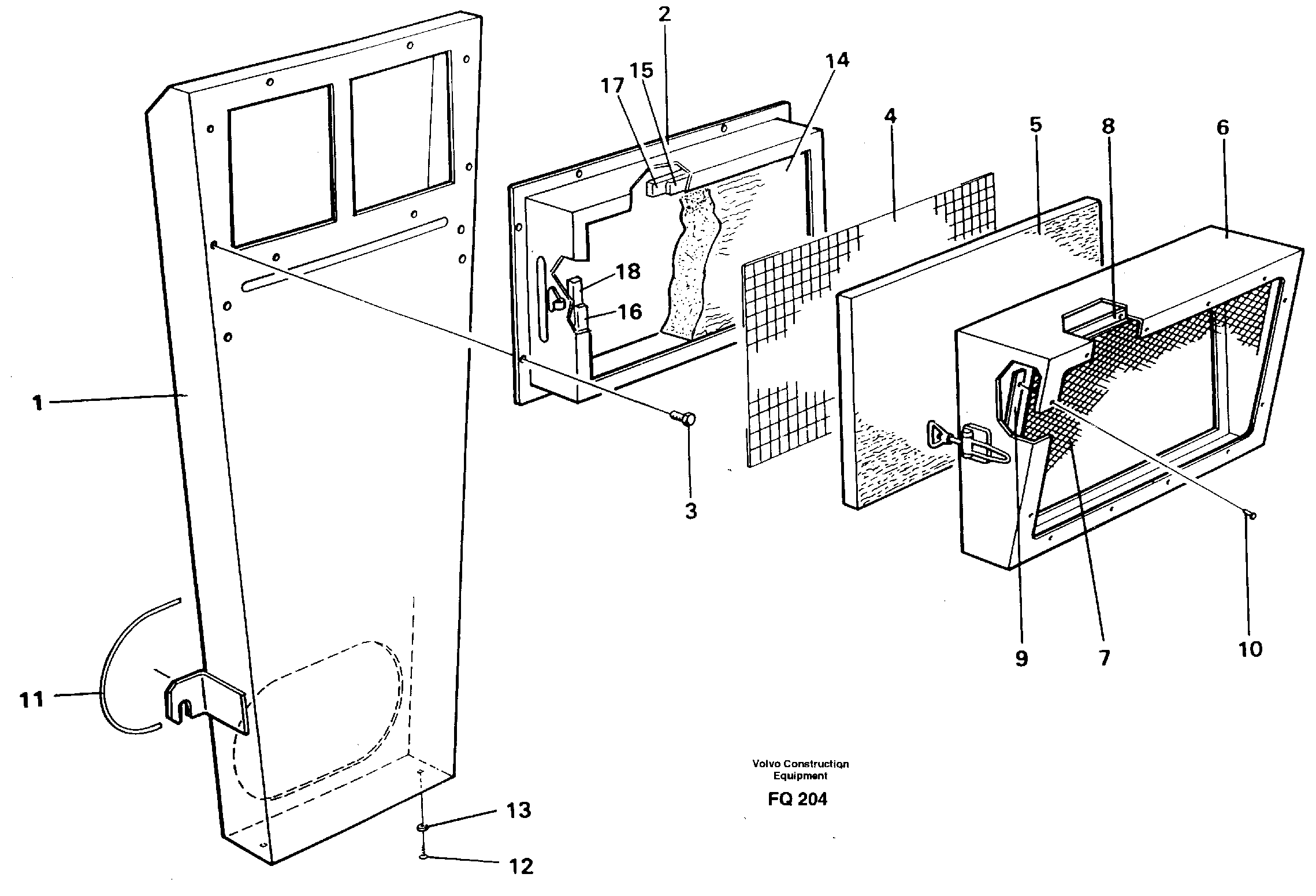 Air inlet — volvo parts diagram
