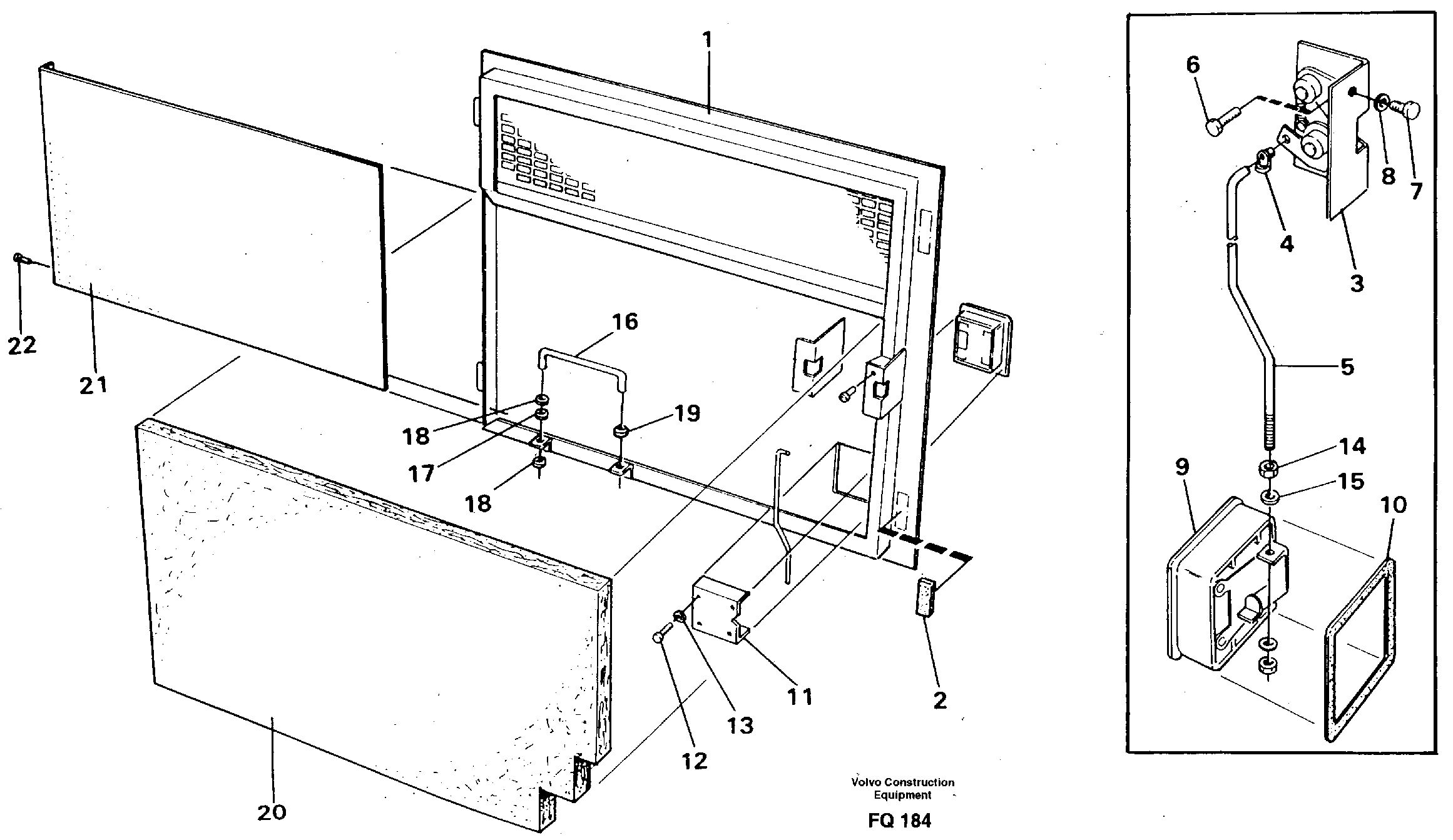 Door, Rh — volvo parts diagram