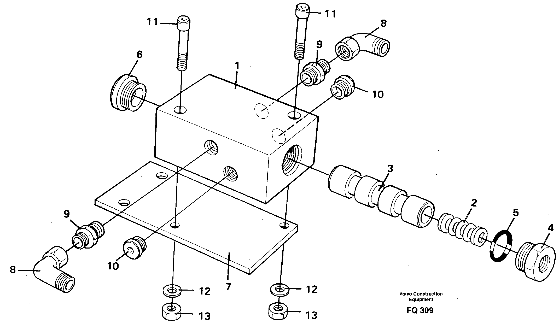 Relay valve — volvo parts diagram