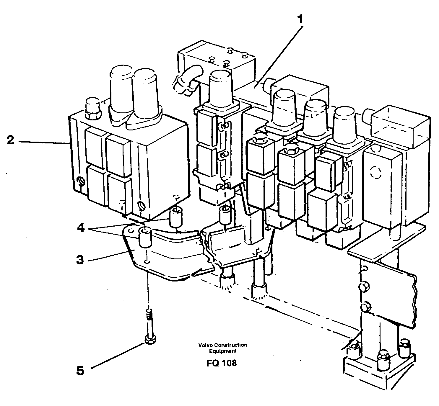 Valve block, crawlers — volvo parts diagram