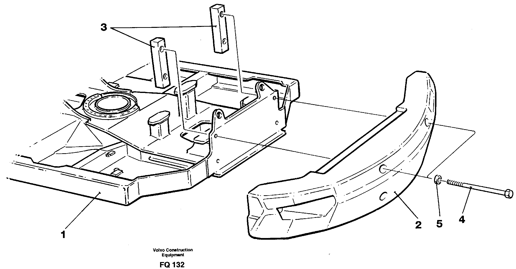 Counterweight  14264670 — volvo parts diagram