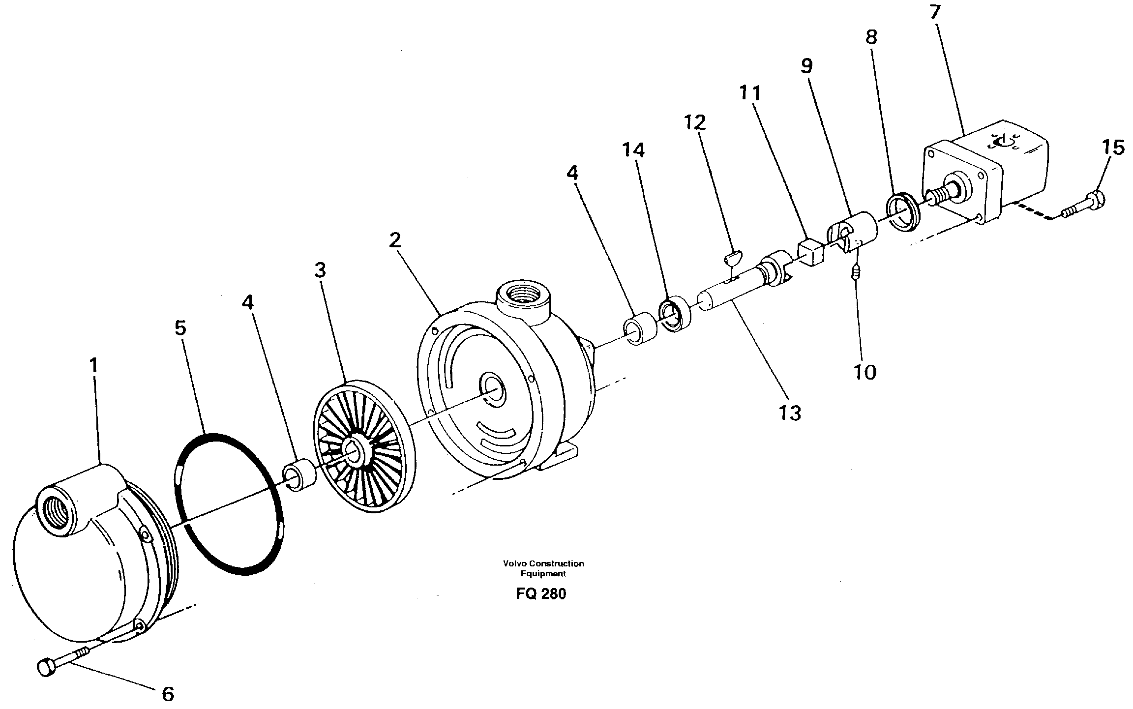 Fuel filling pump, el. — volvo parts diagram