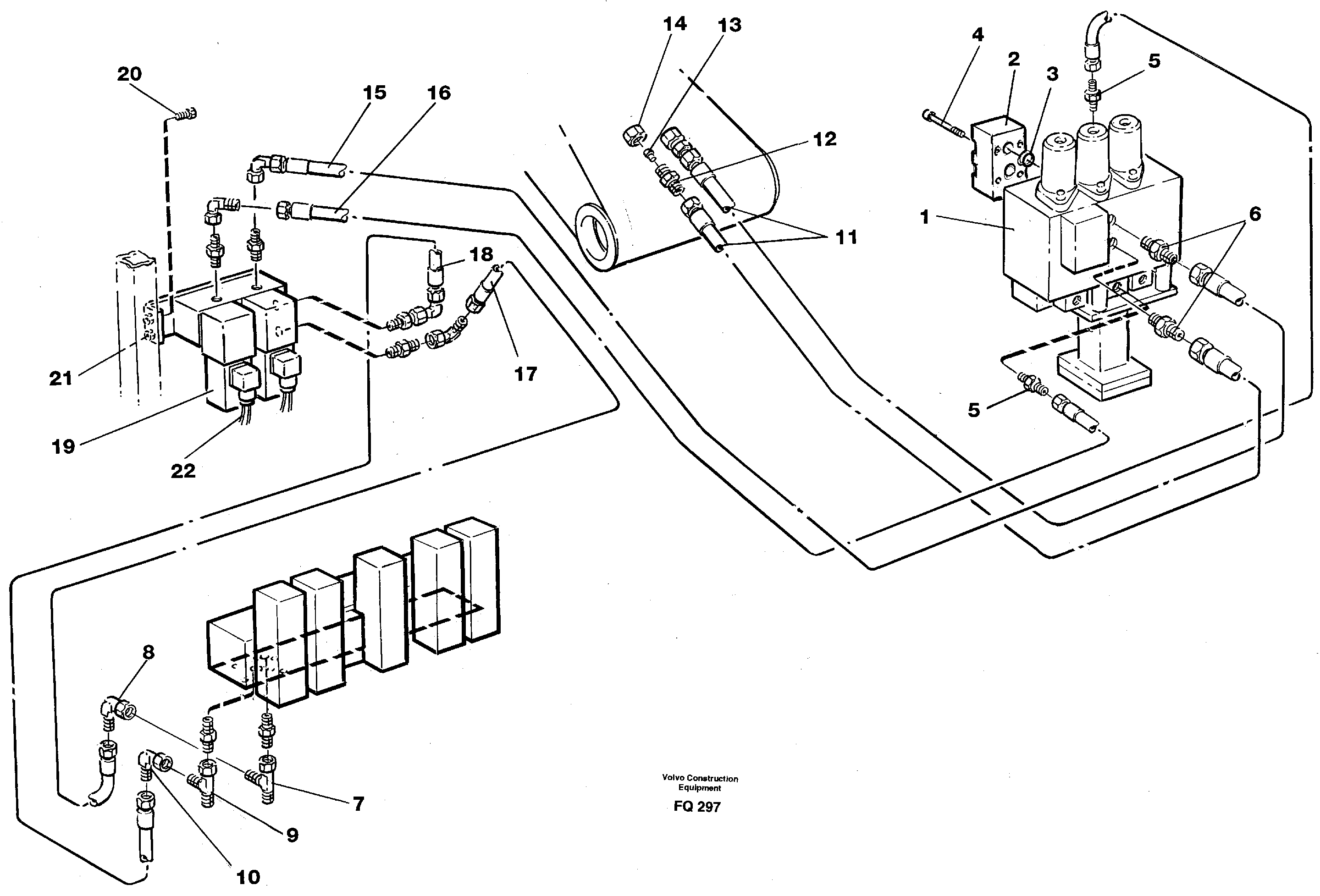 Slope bucket/rotator equipm. for adj.boom in base machine.button-oper.  14264854 — volvo parts diagram