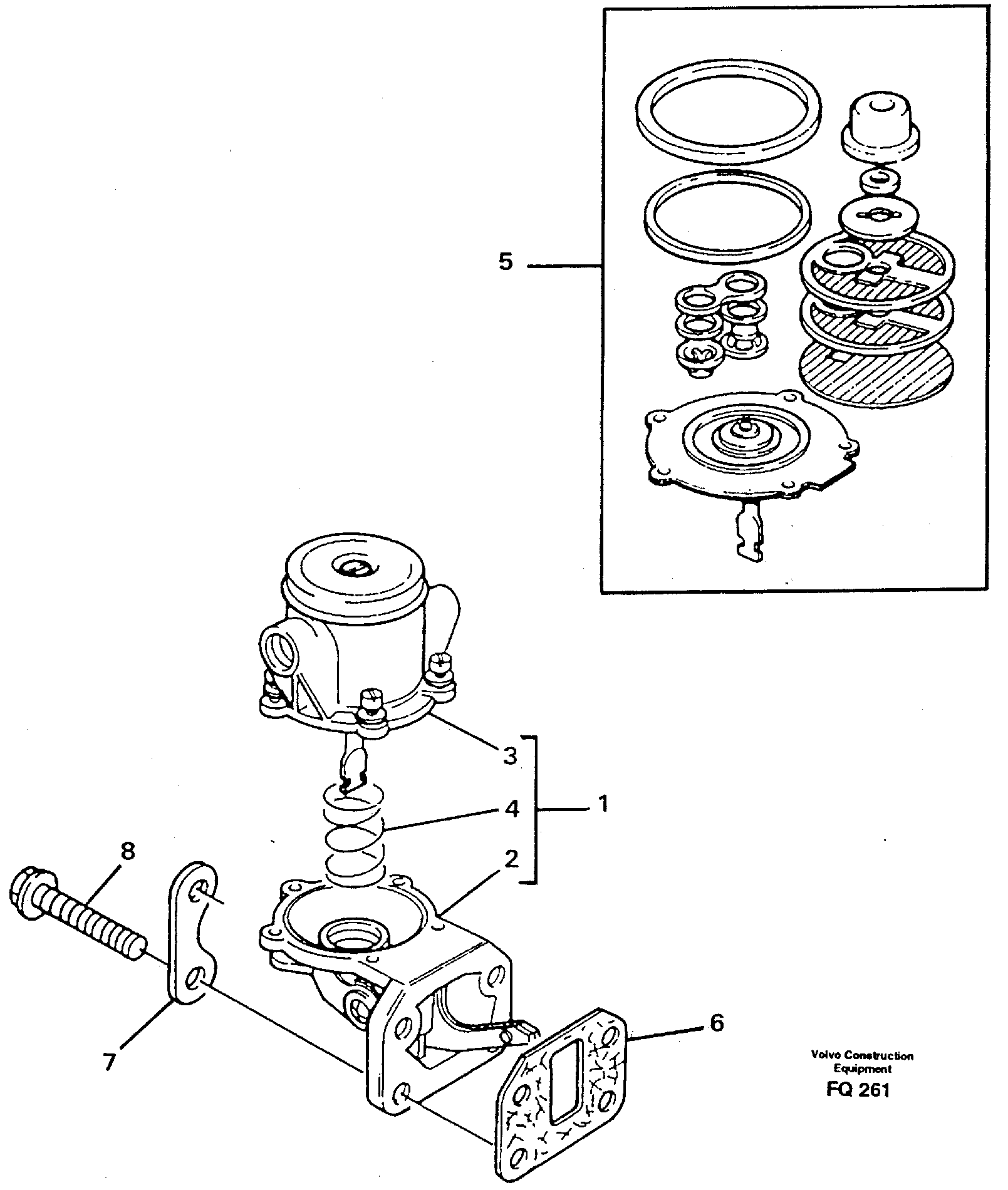 Fuel pump — volvo parts diagram