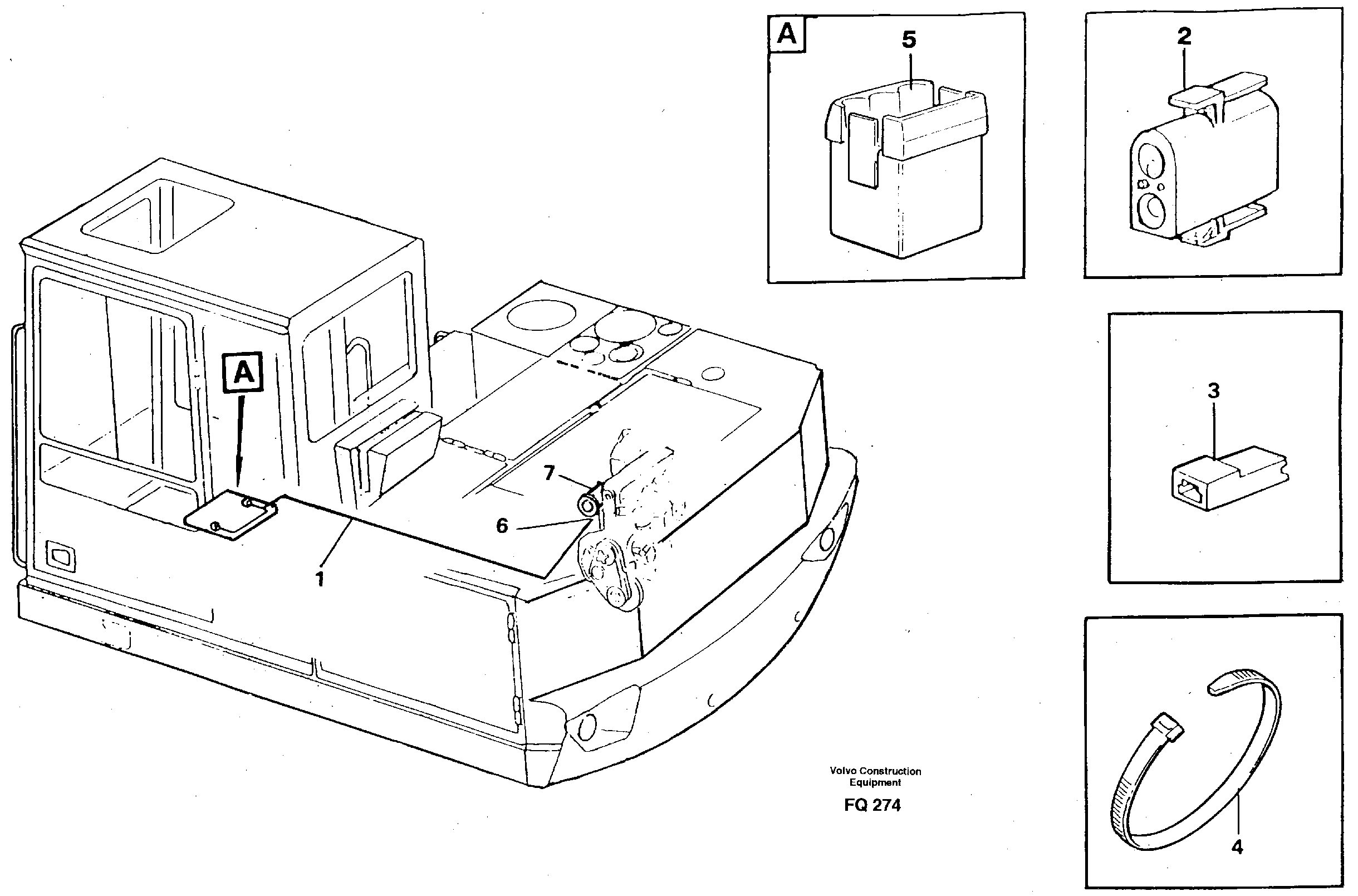 Electric installation for compressor  14261038 — volvo parts diagram