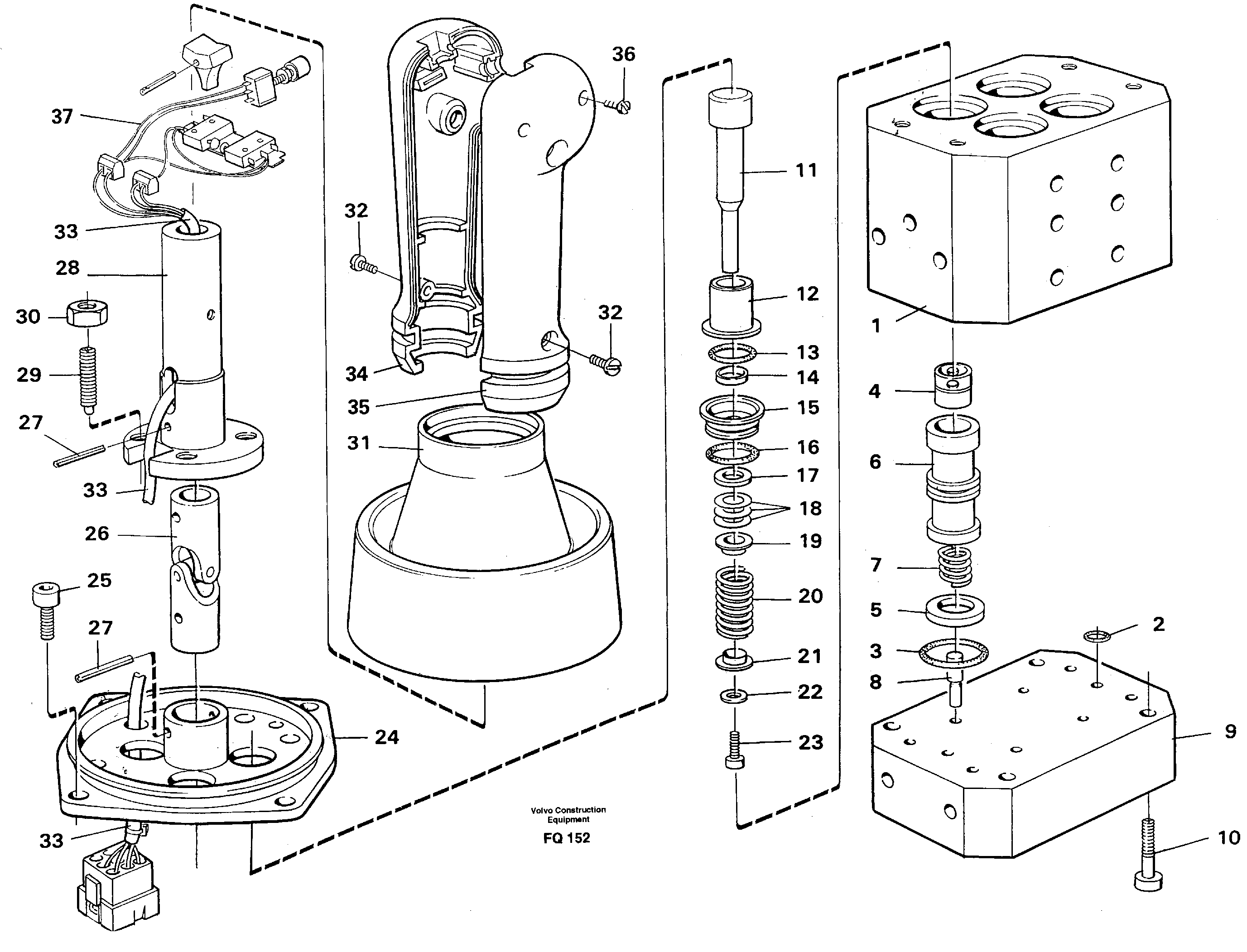 Control pressure valve — volvo parts diagram