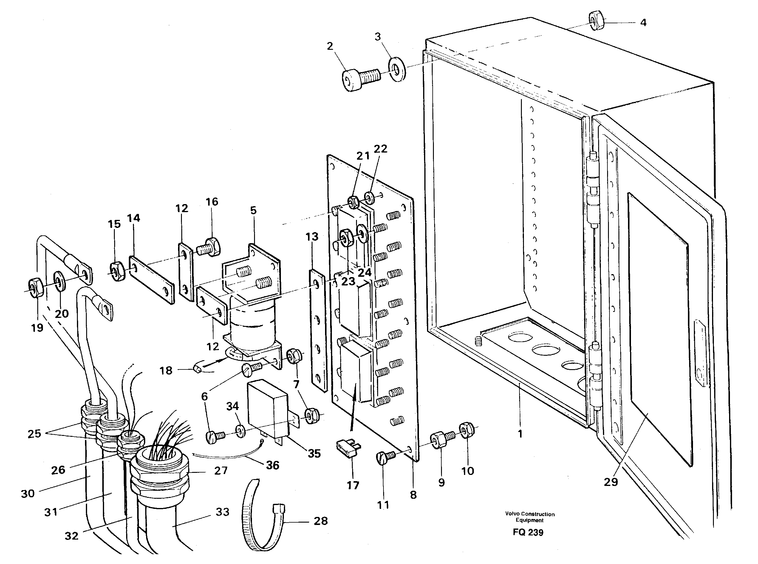 Main fuse box — volvo parts diagram