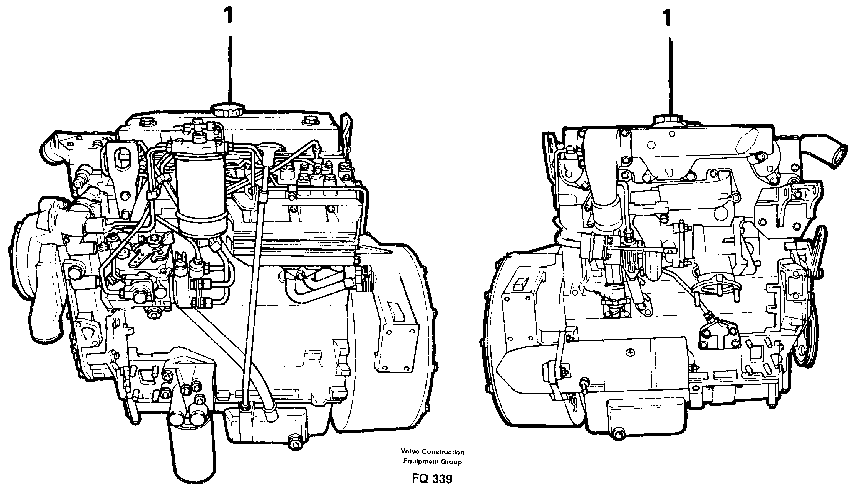 Engine  TD40GB — volvo parts diagram