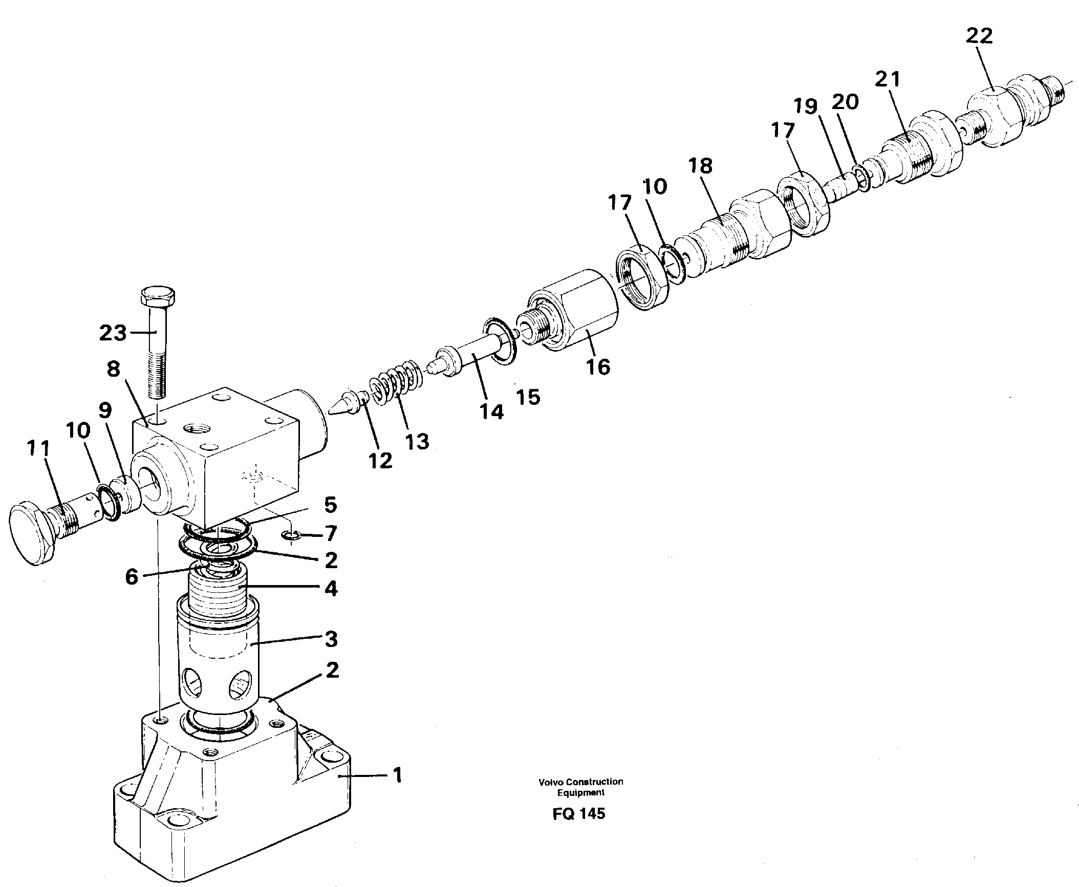 Pressure limiting valve — volvo parts diagram