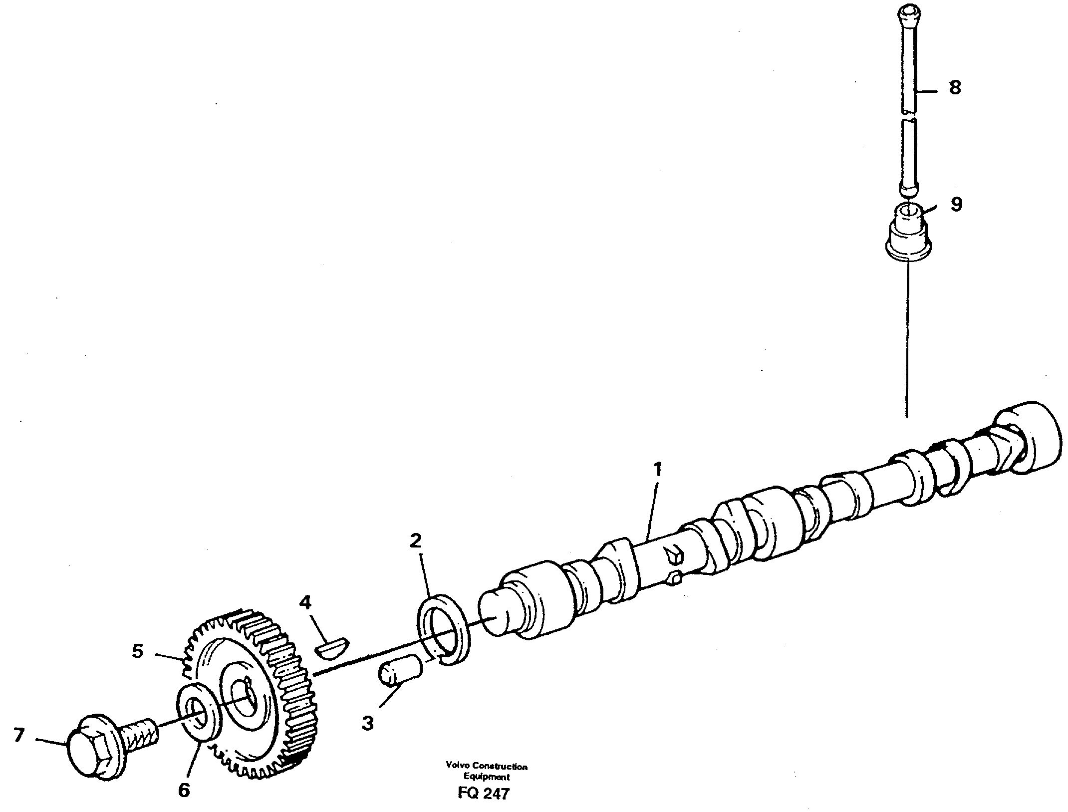 Camshaft — volvo parts diagram