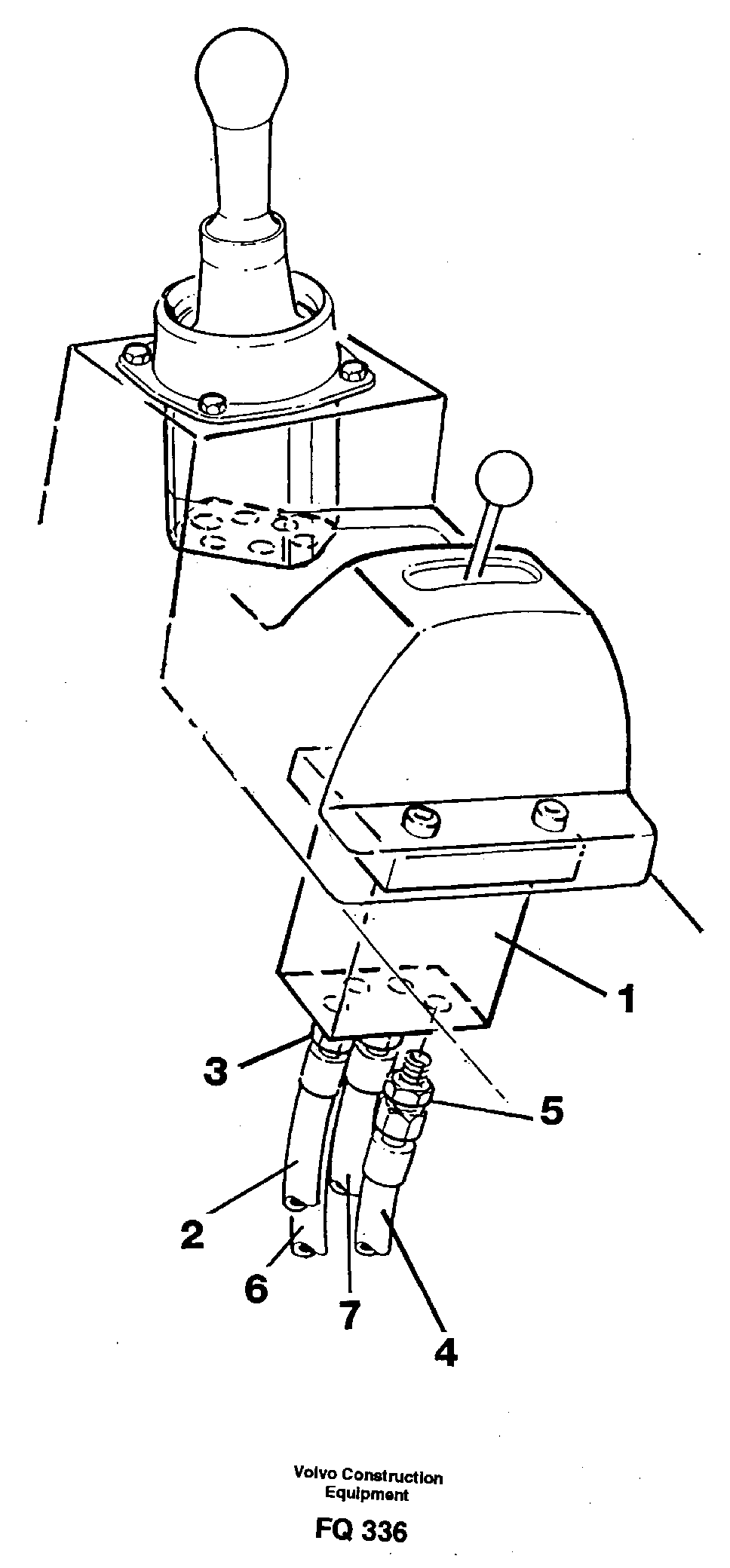 Control valve incl. hoses and fittings — volvo parts diagram