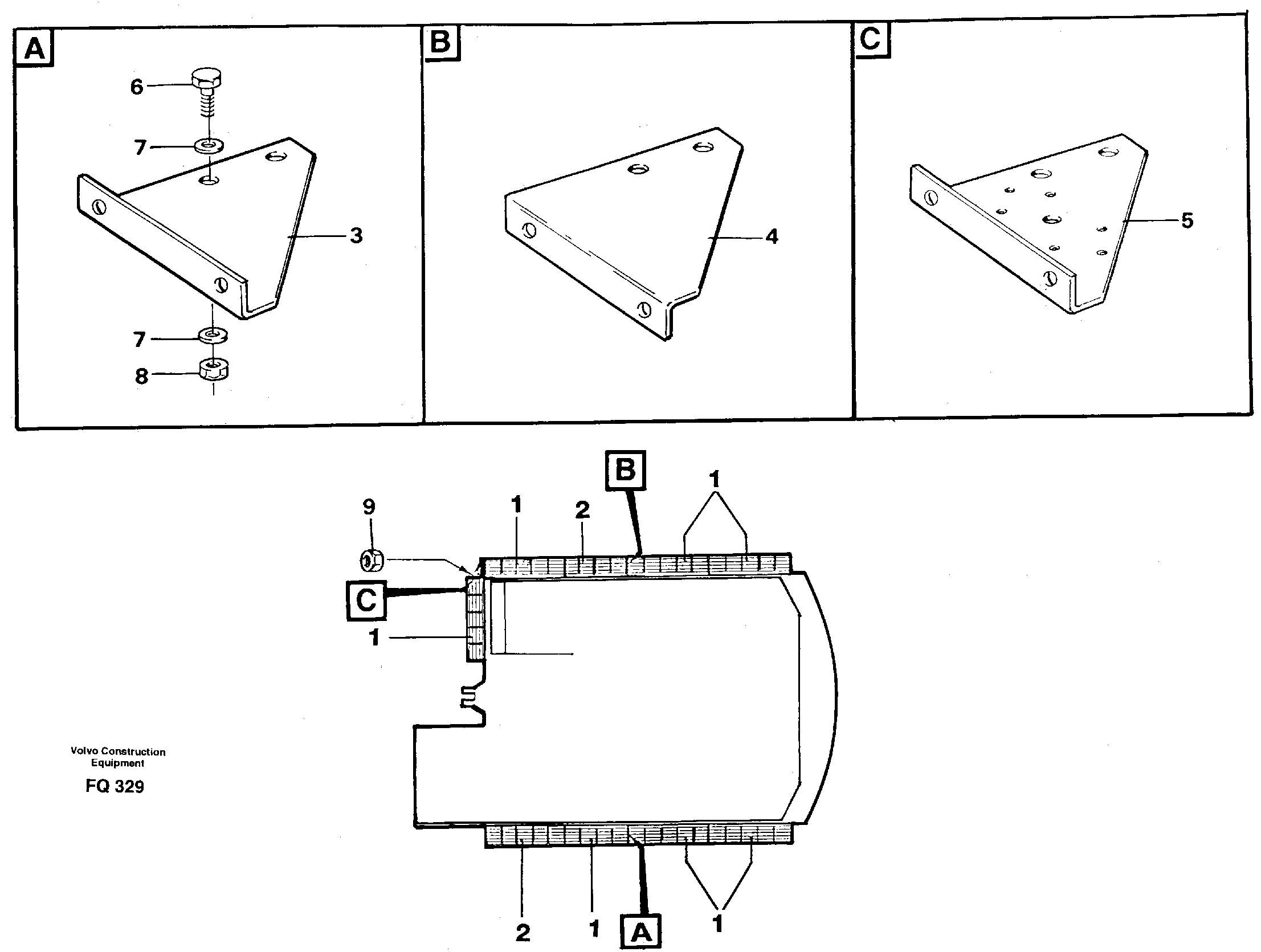 Cat-walk  14258780 — volvo parts diagram