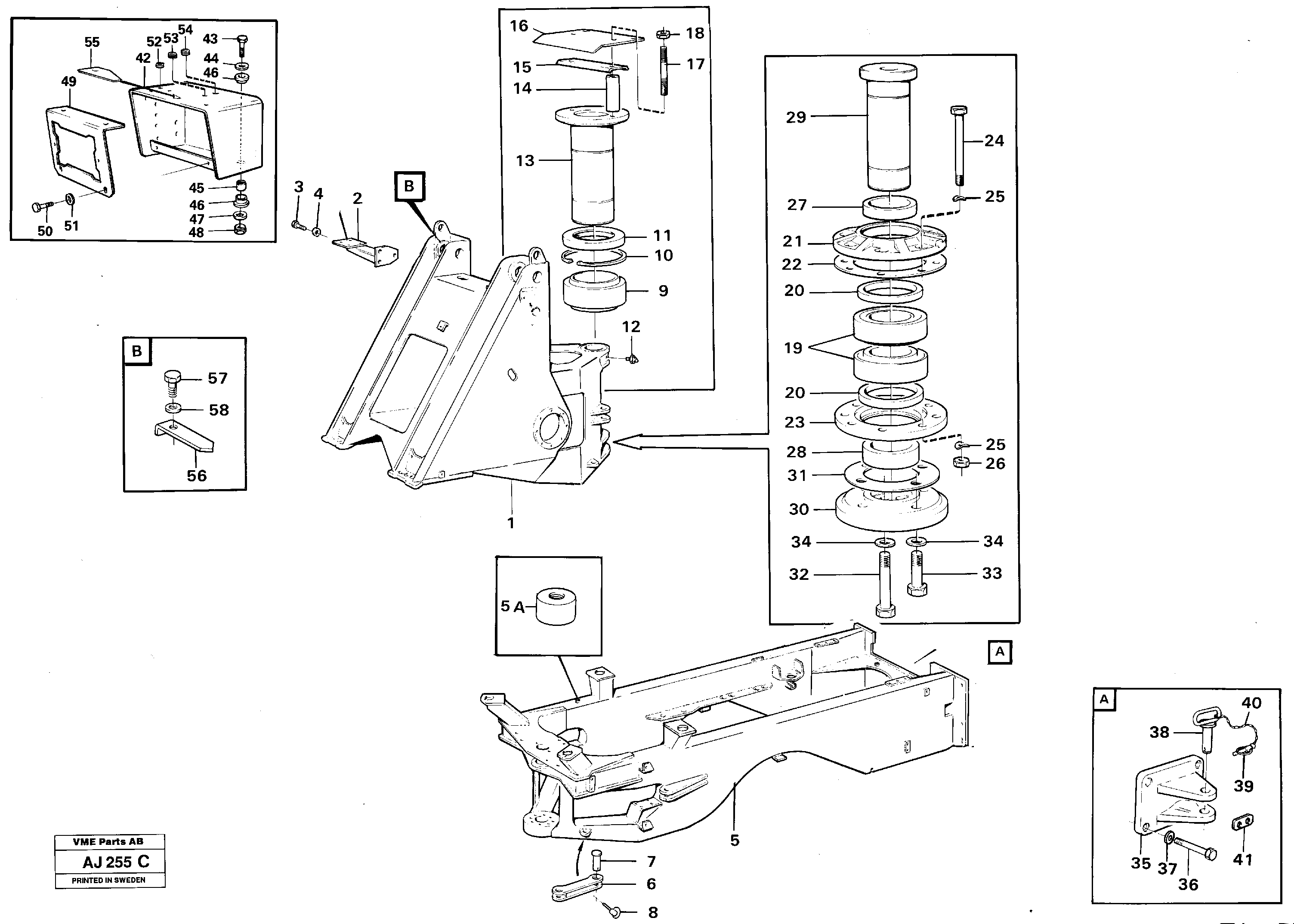 Frame — volvo parts diagram