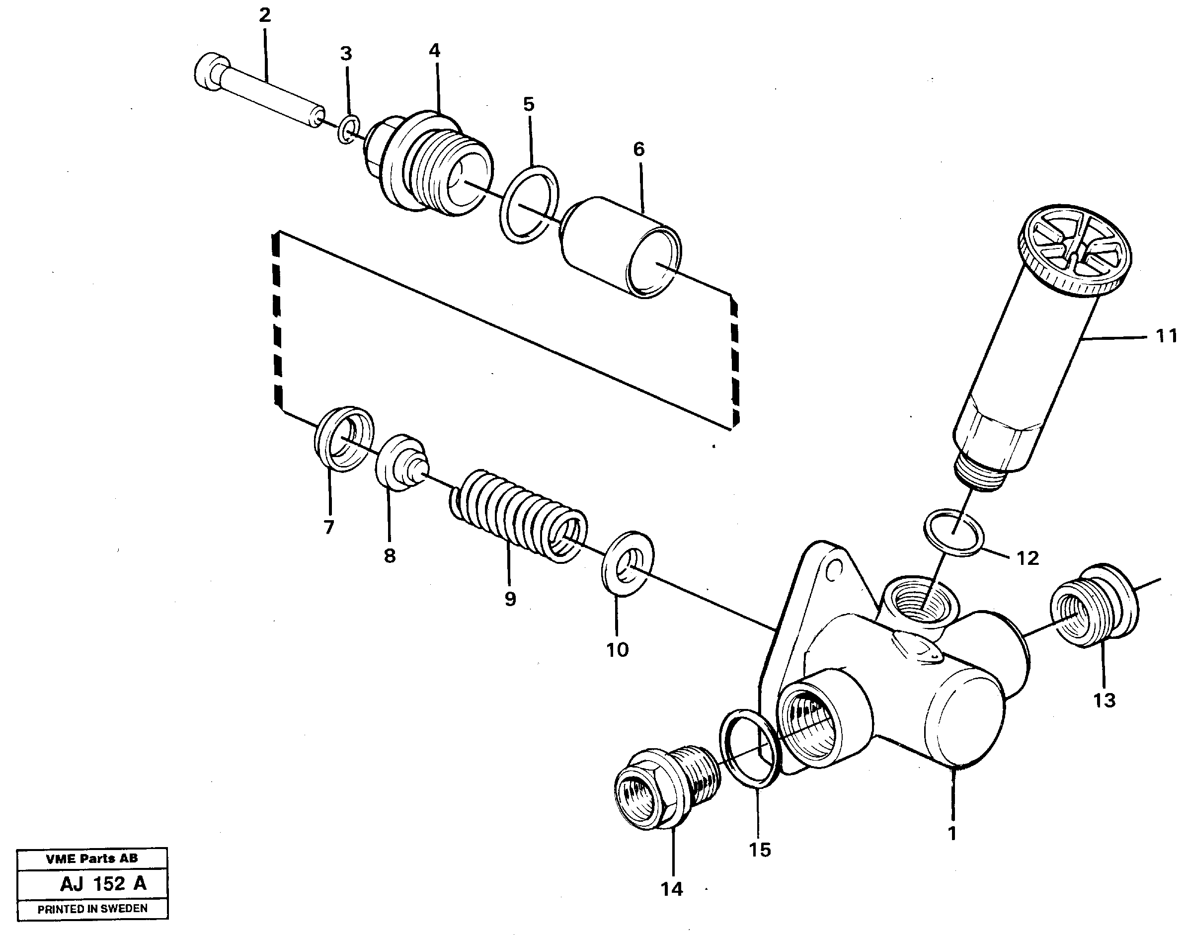 Feed pump  TD 71G — volvo parts diagram