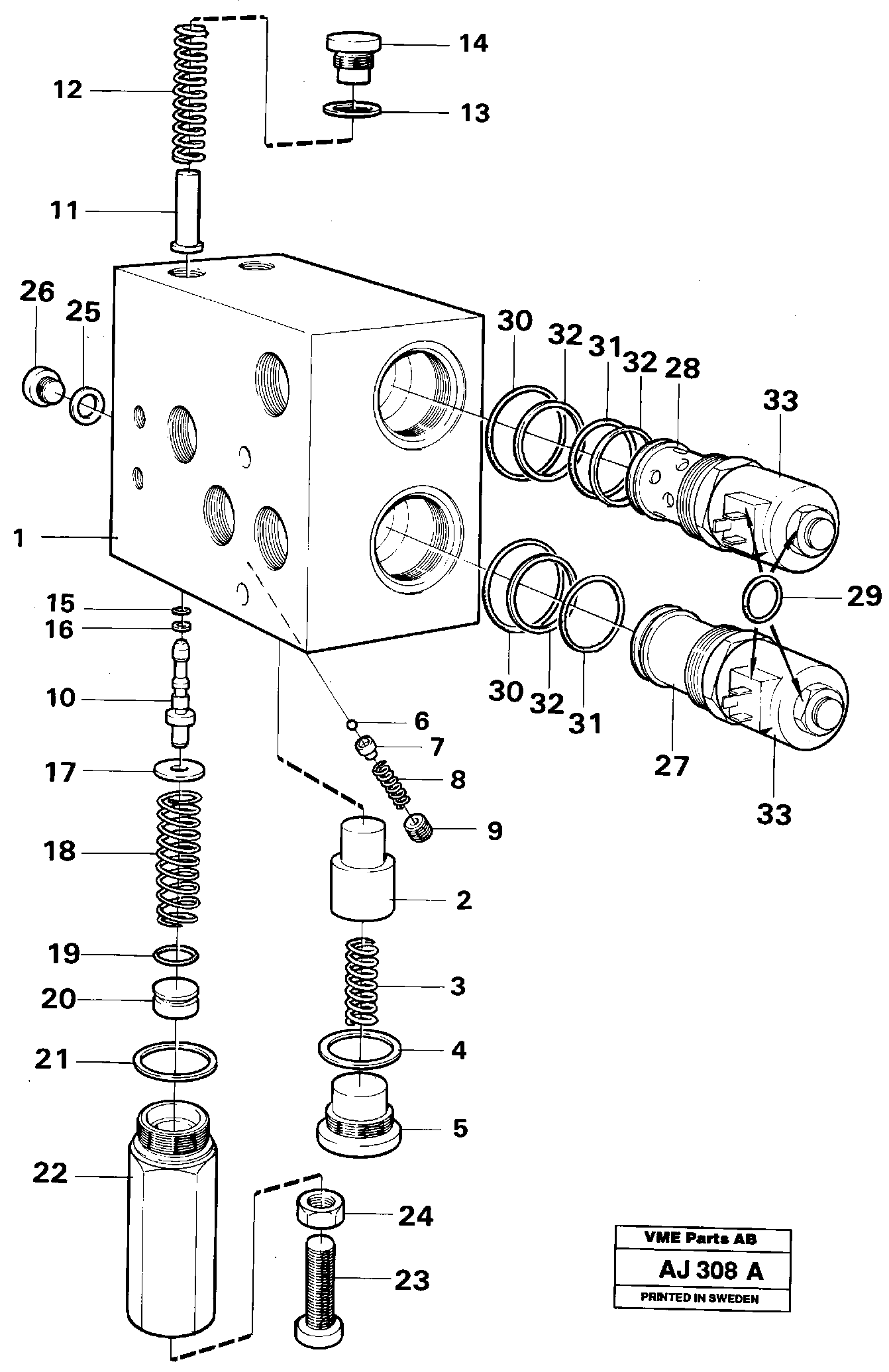 Valve,  91965 — volvo parts diagram